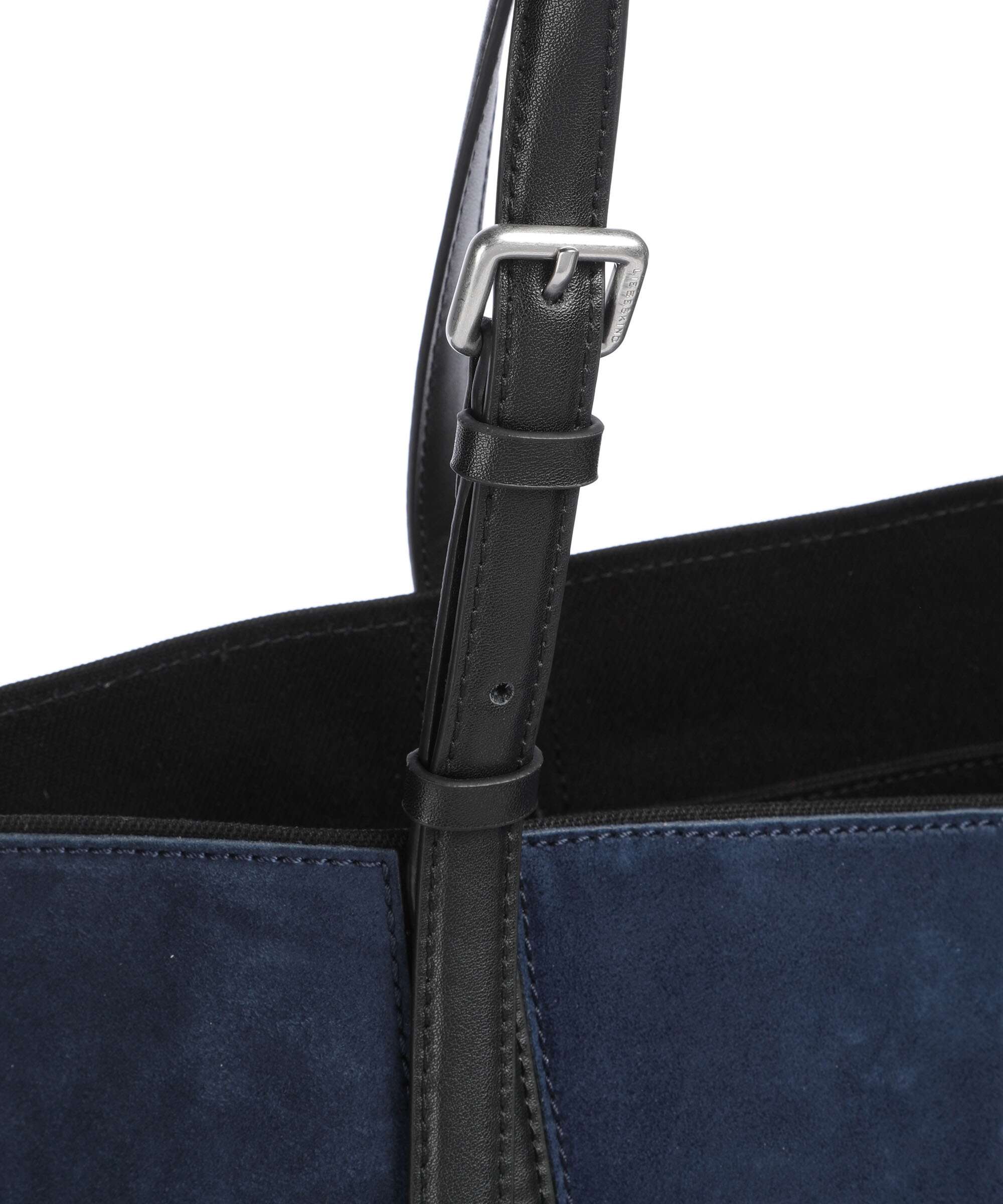 Liebeskind Una Recycled Suede M Tote bag peacoat - Image 4