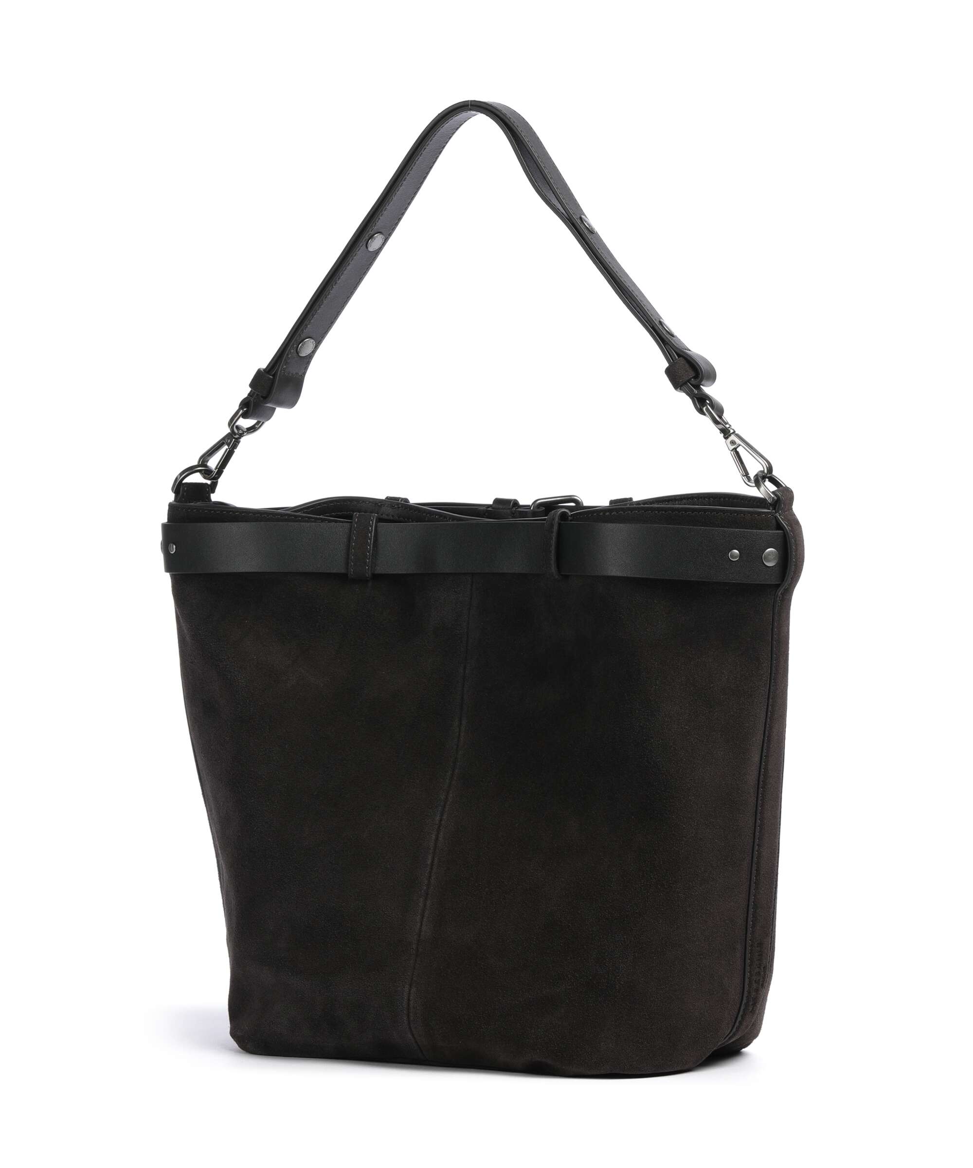 Liebeskind Zita Hydro Suede L Bucket bag deep soil - Image 2