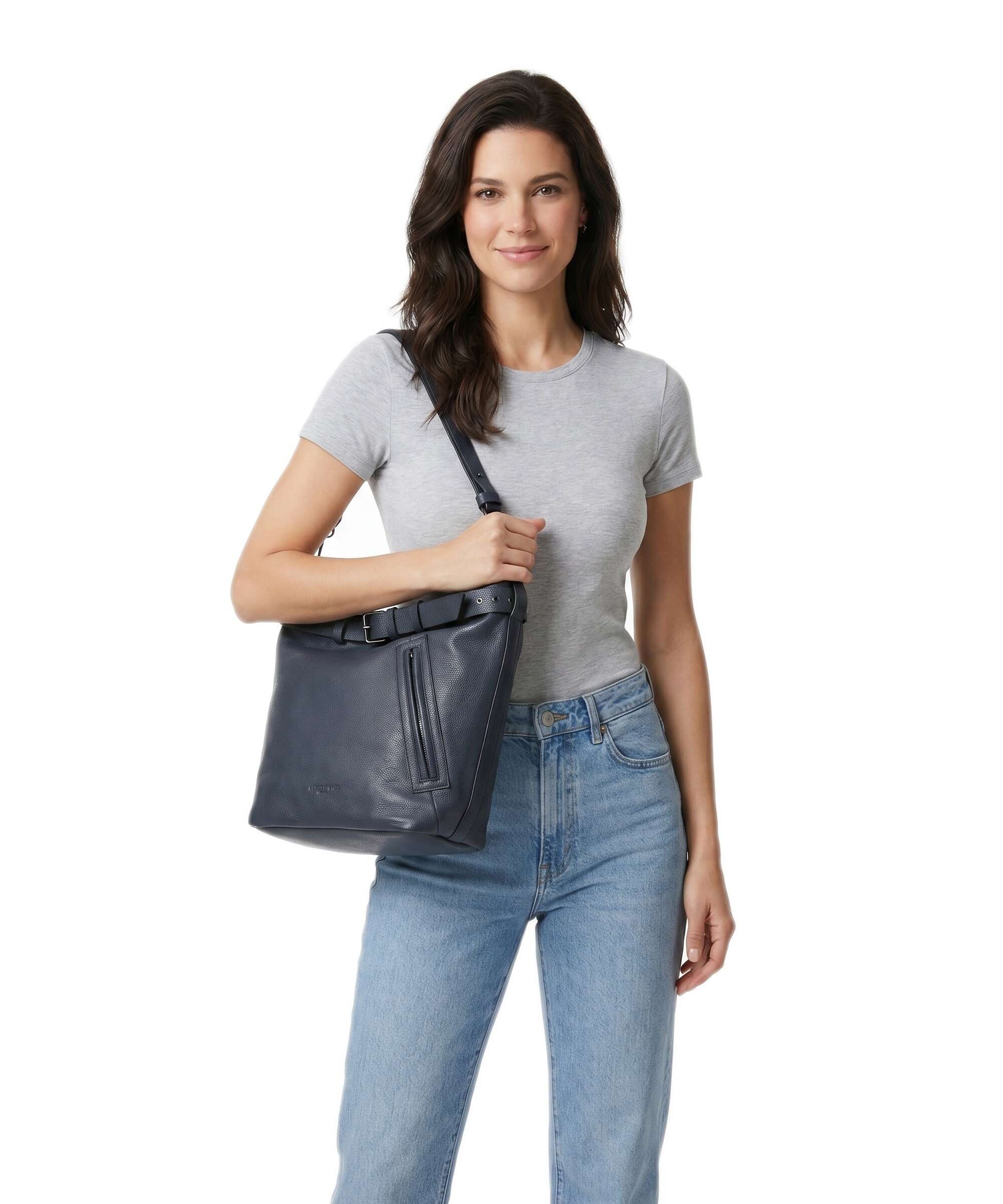Liebeskind Zita Small Pebble L Bucket bag peacoat - Image 3
