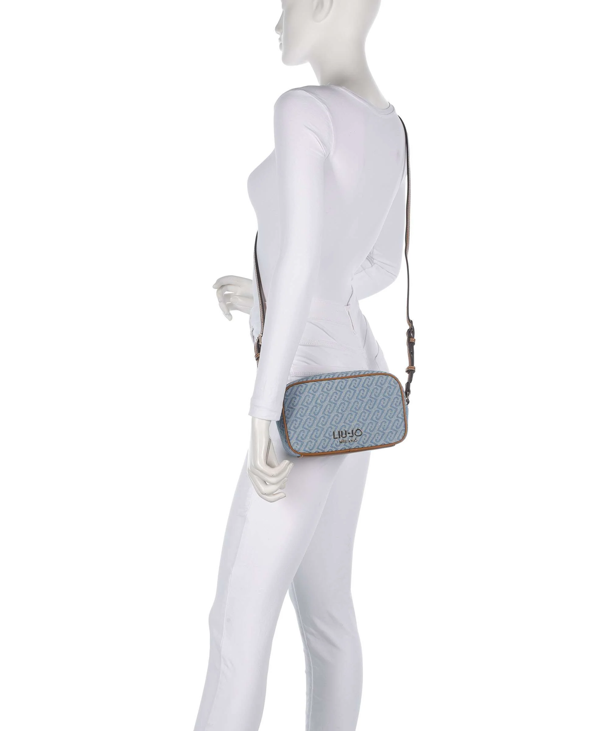 Liu Jo Evrim S Crossbody bag dusty blue - Image 3