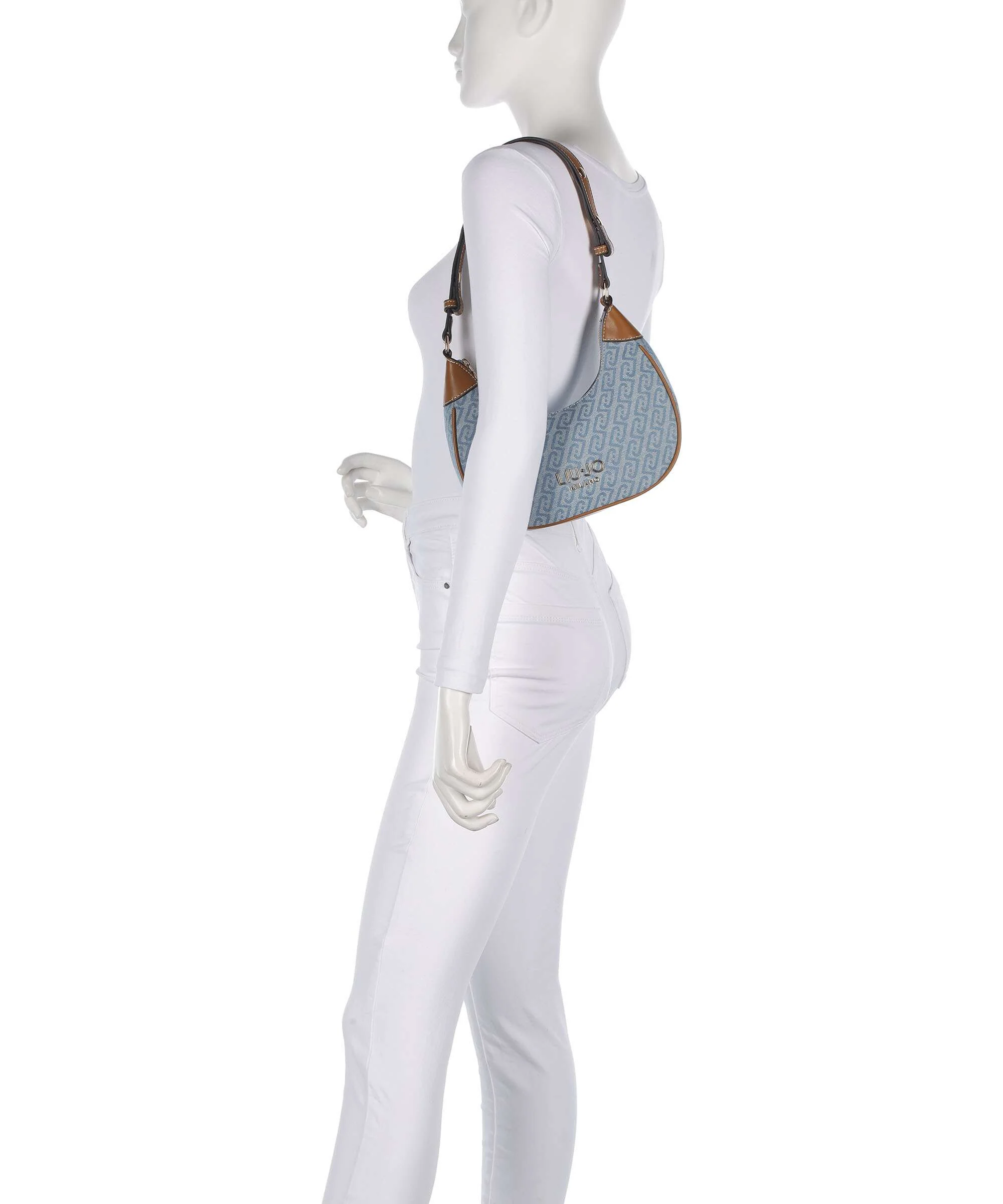 Liu Jo Evrim S Shoulder bag dusty blue - Image 3