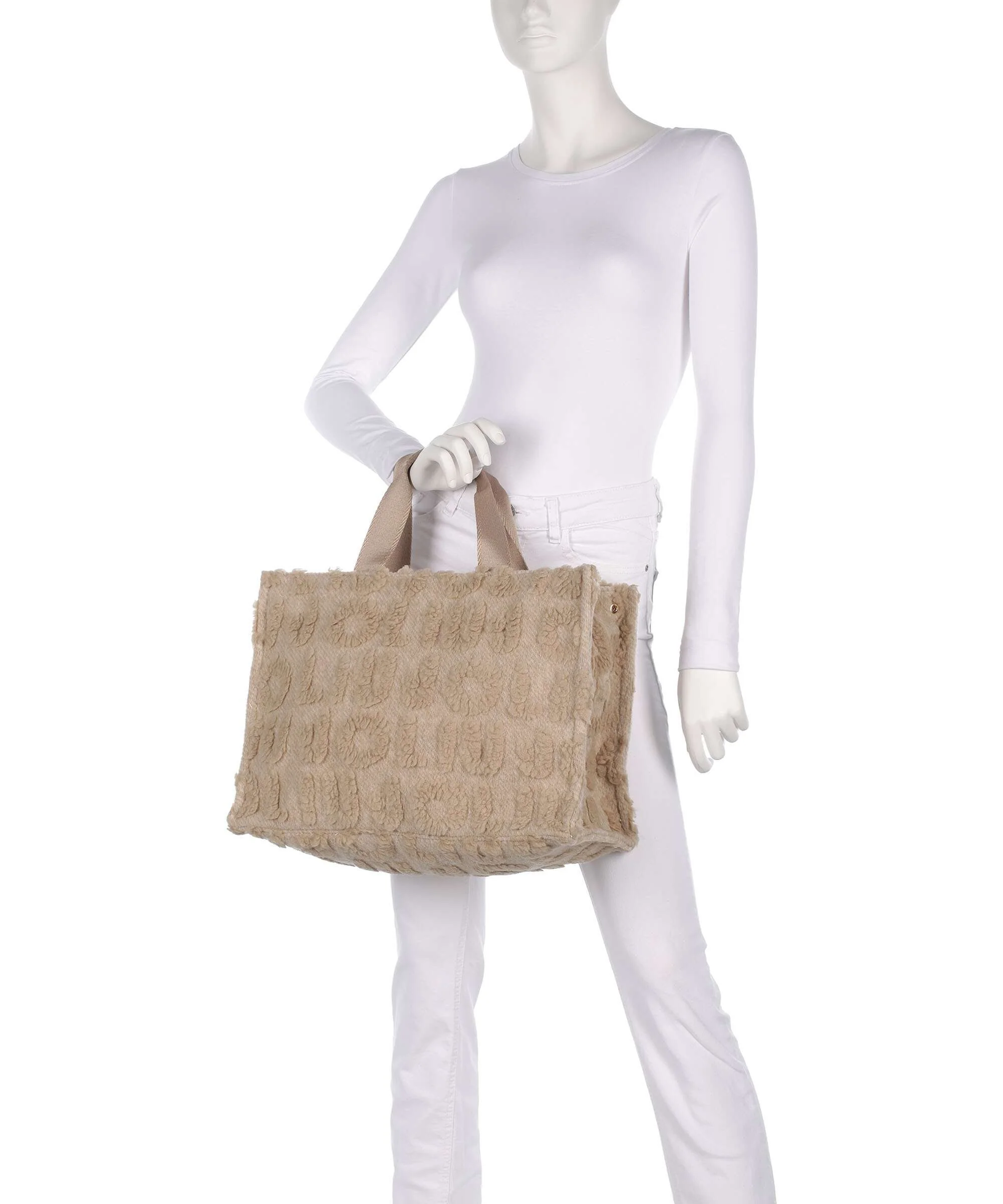 Liu Jo L Tote bag oat milk - Image 3