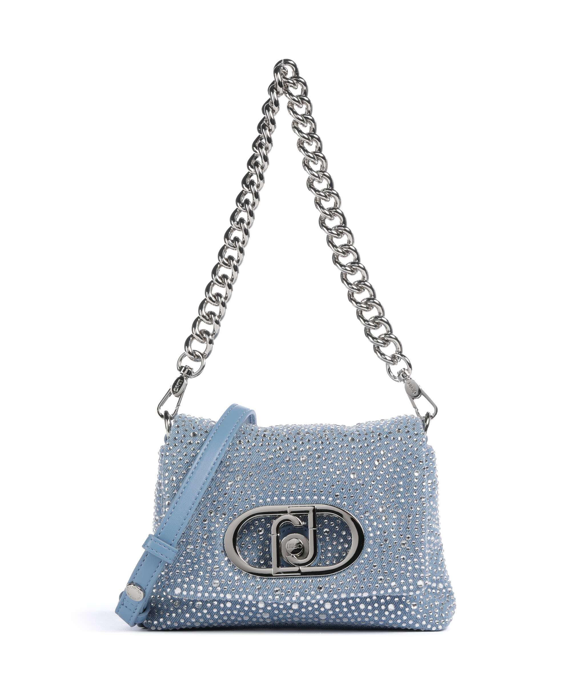 Liu Jo Lapuffy Shoulder bag light denim