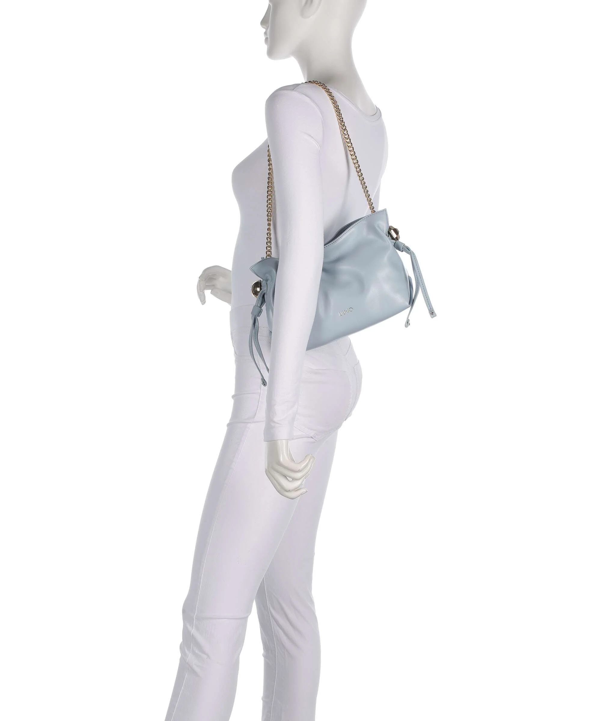 Liu Jo Riccy S Bucket bag dusty blue - Image 3