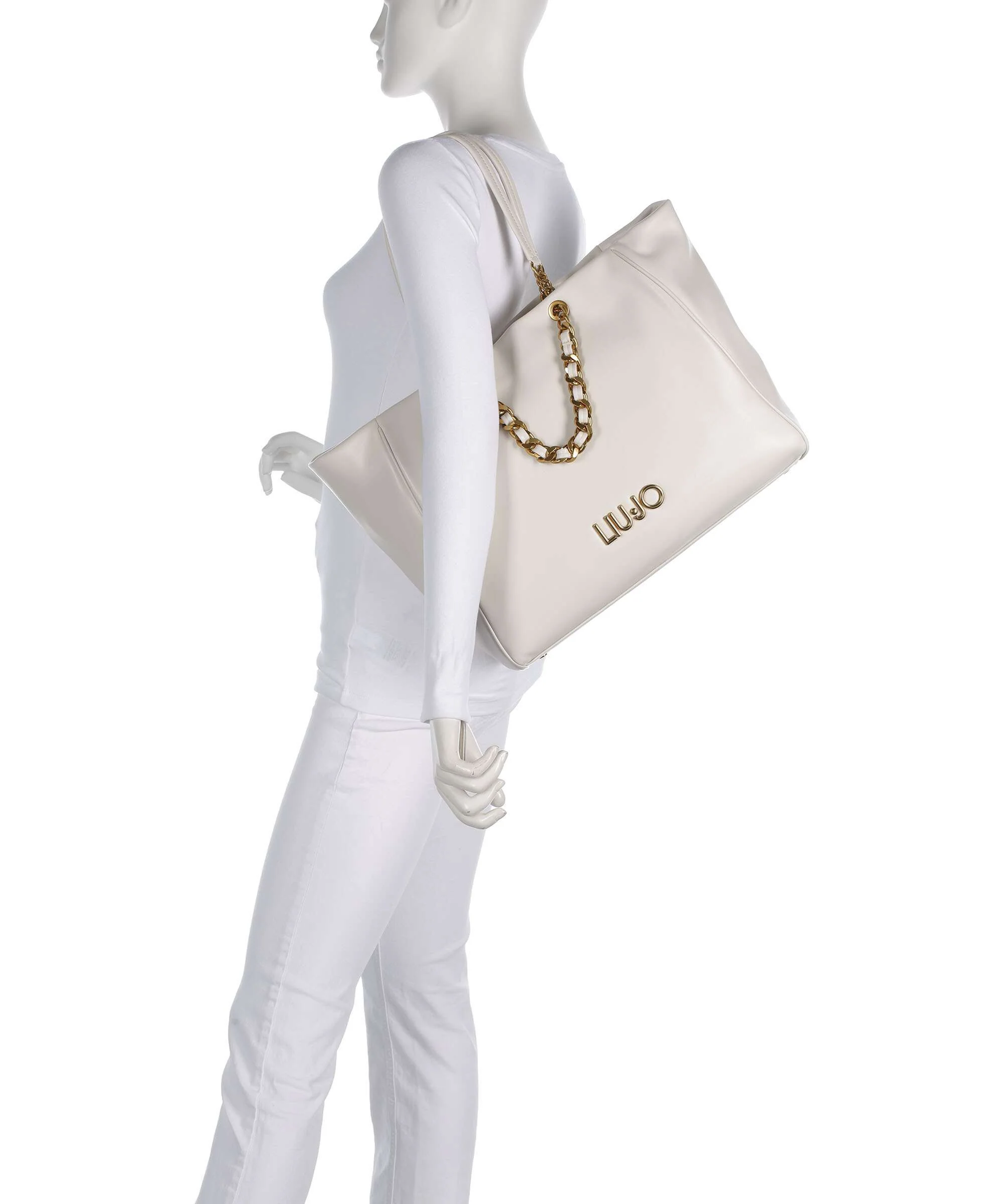 Liu Jo Shaula L Tote bag cream - Image 3