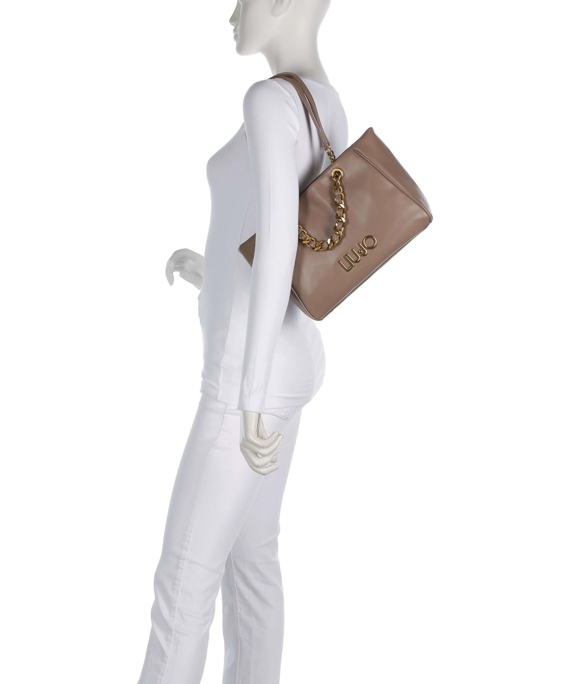 Liu Jo Shaula M Tote bag mocha - Image 3