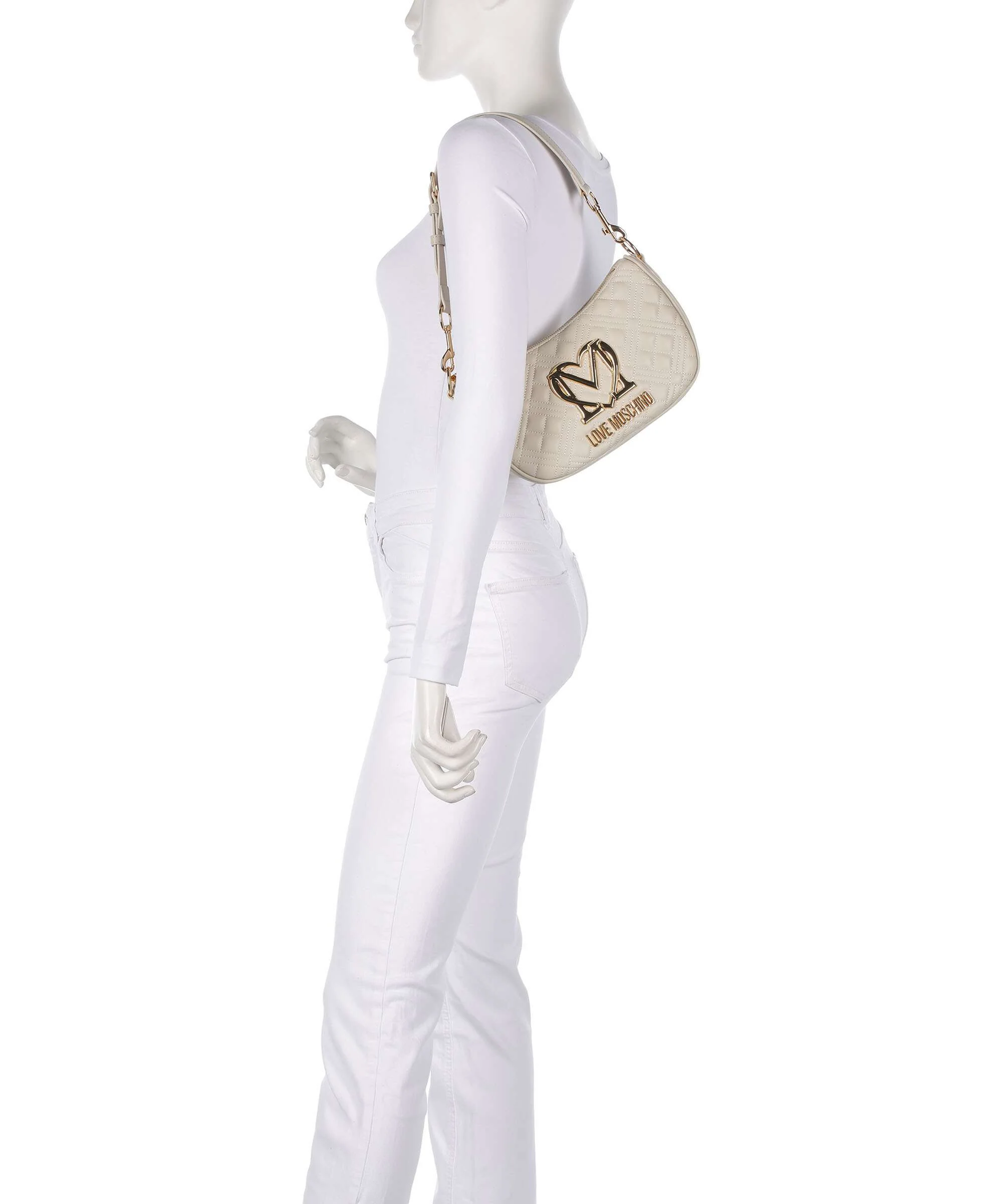 Love Moschino Allure Shoulder bag avorio - Image 3