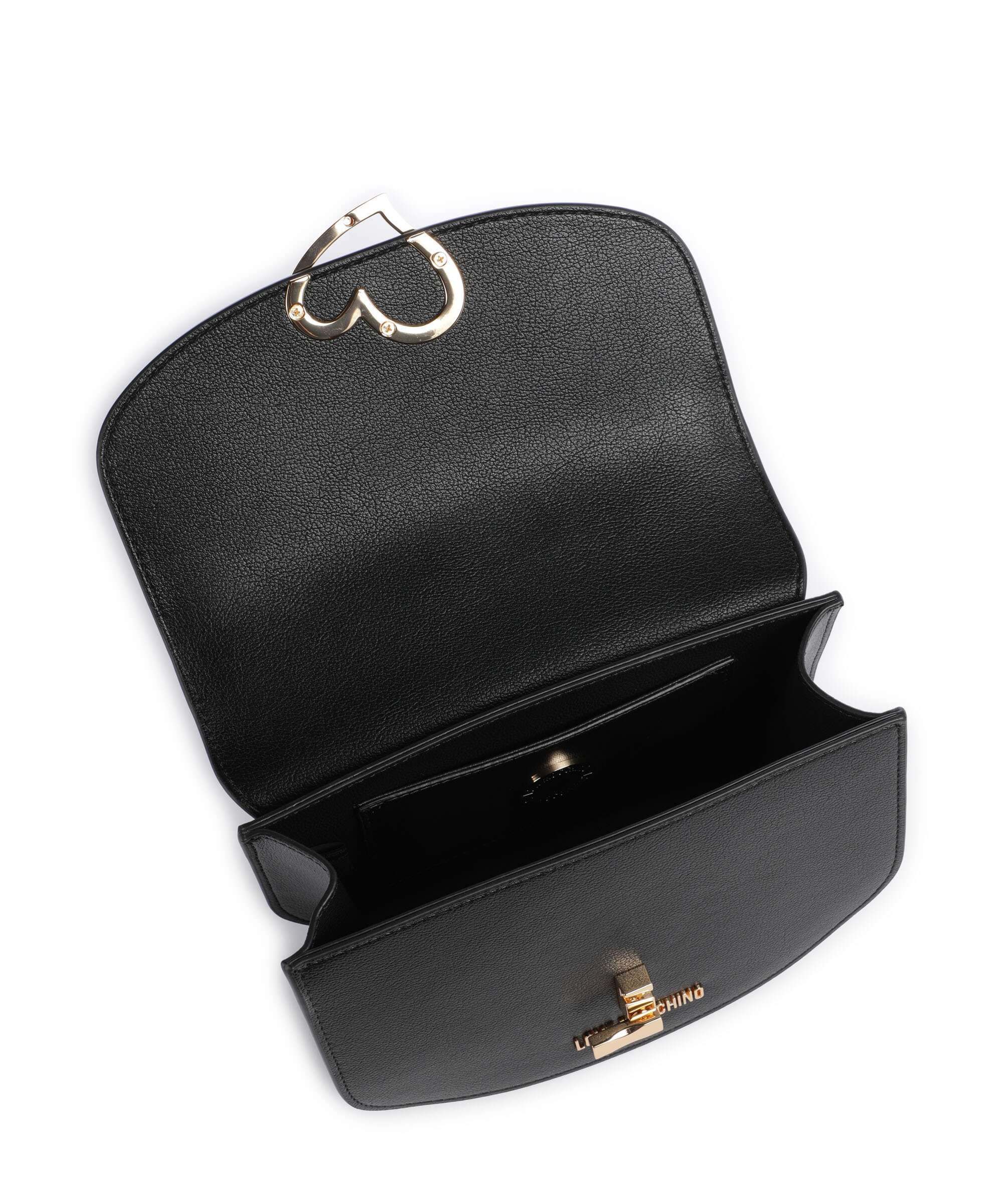 Love Moschino Heart Turnlock Handbag black - Image 5