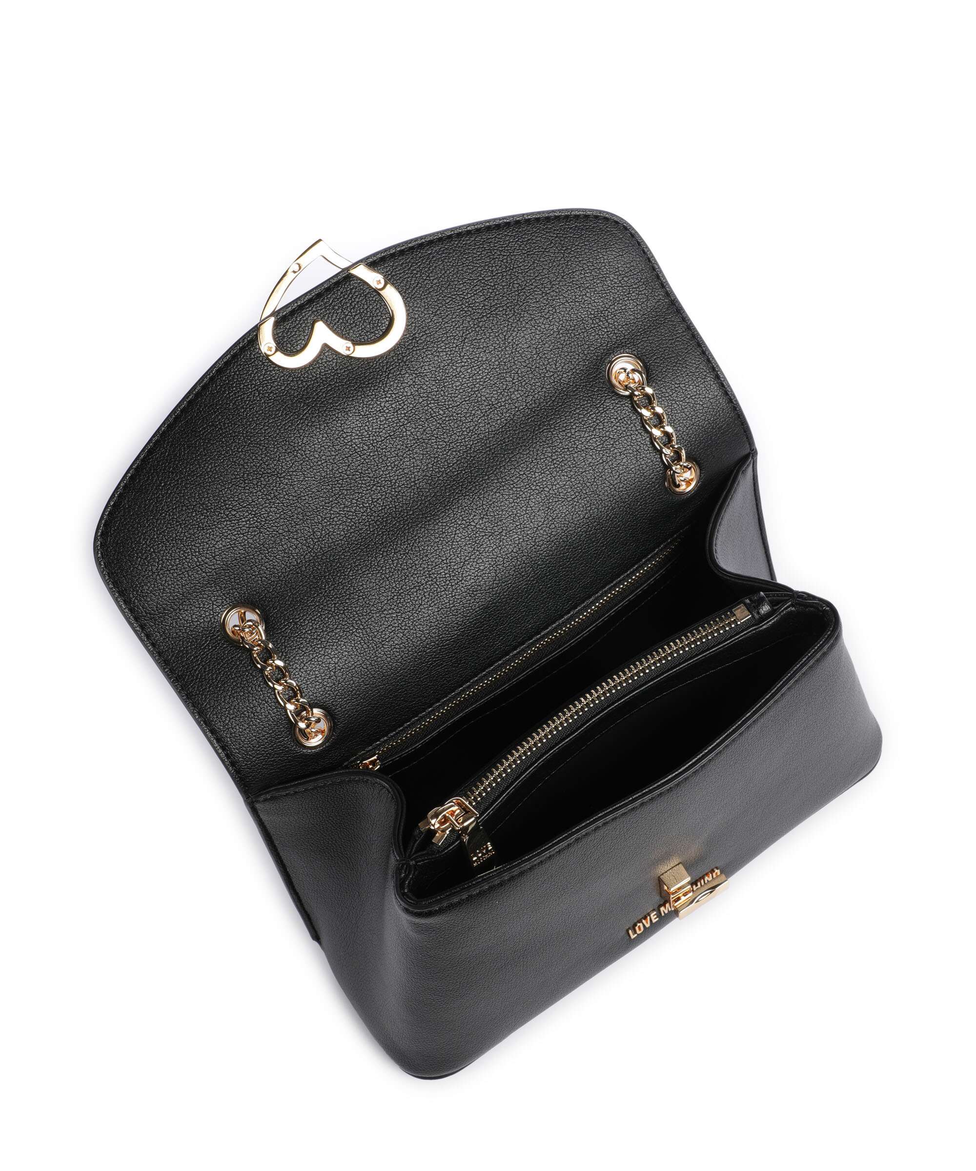 Love Moschino Heart Turnlock Shoulder bag black - Image 7
