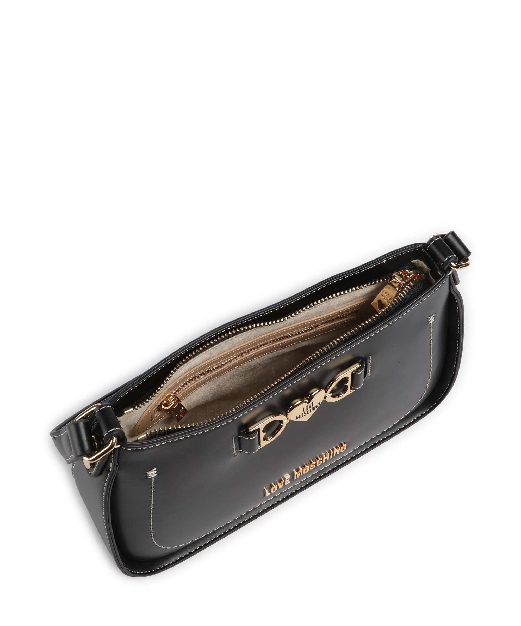 Love Moschino Love Chain Strap Shoulder bag nero - Image 6