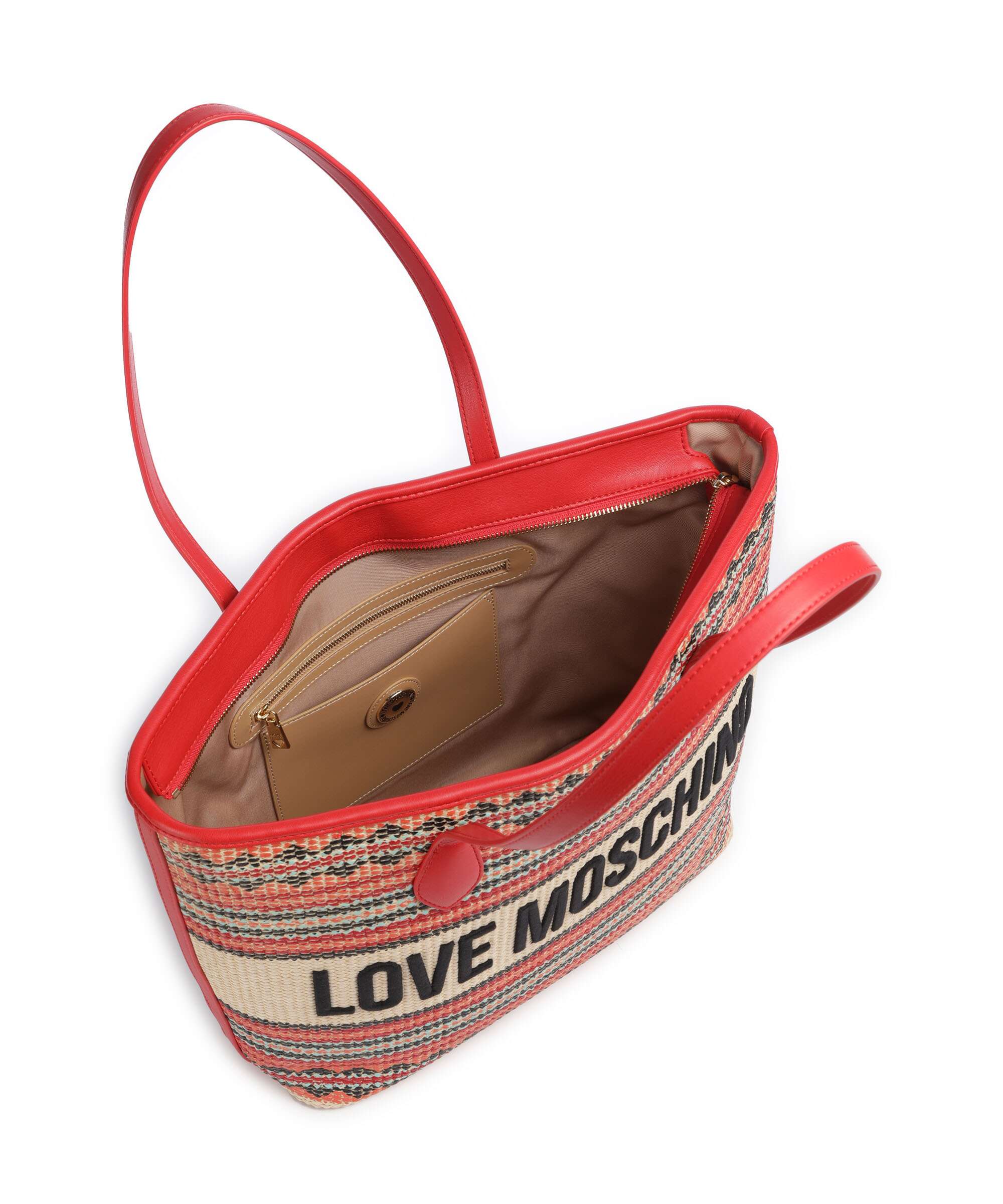 Love Moschino Sunset Stripes Tote bag multicolour/red - Image 5