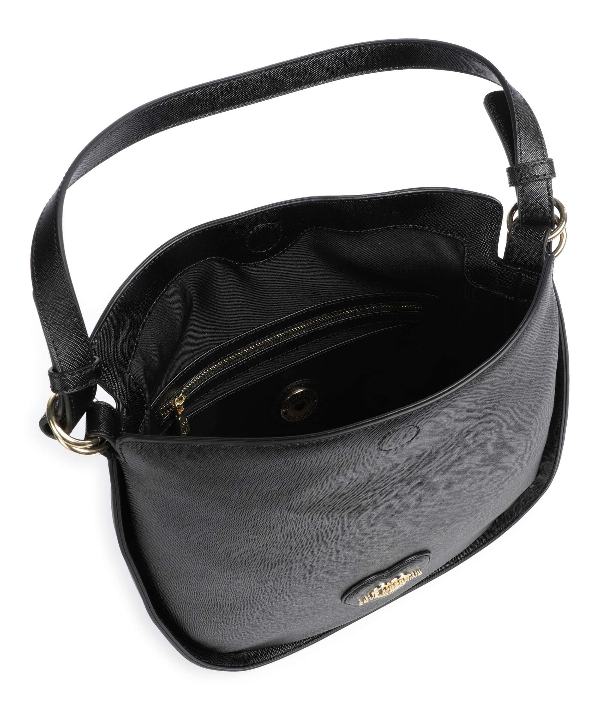 Love Moschino Sweet Heart Hobo bag nero - Image 6