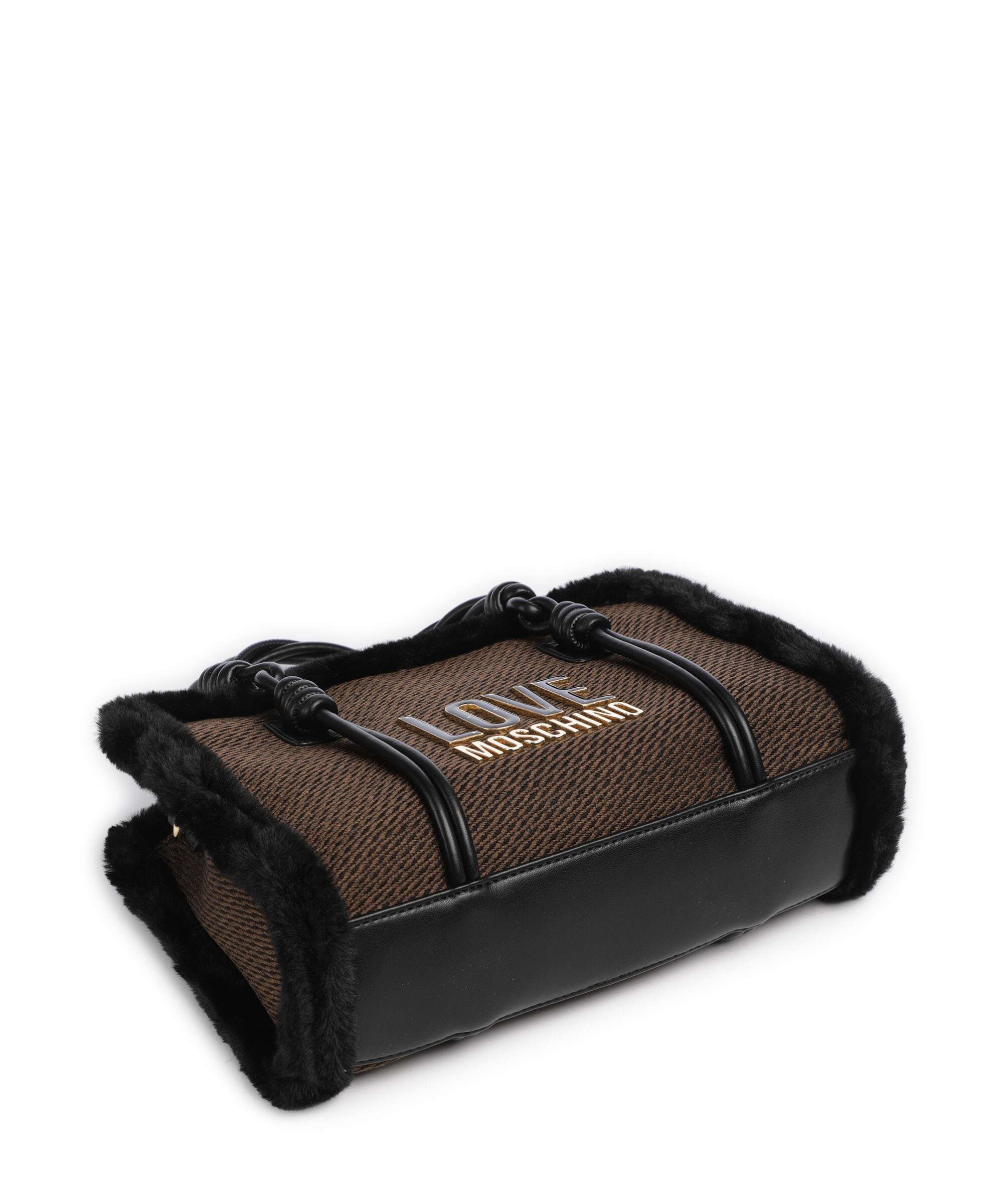Love Moschino Wintery Handbag chocolate/black - Image 5