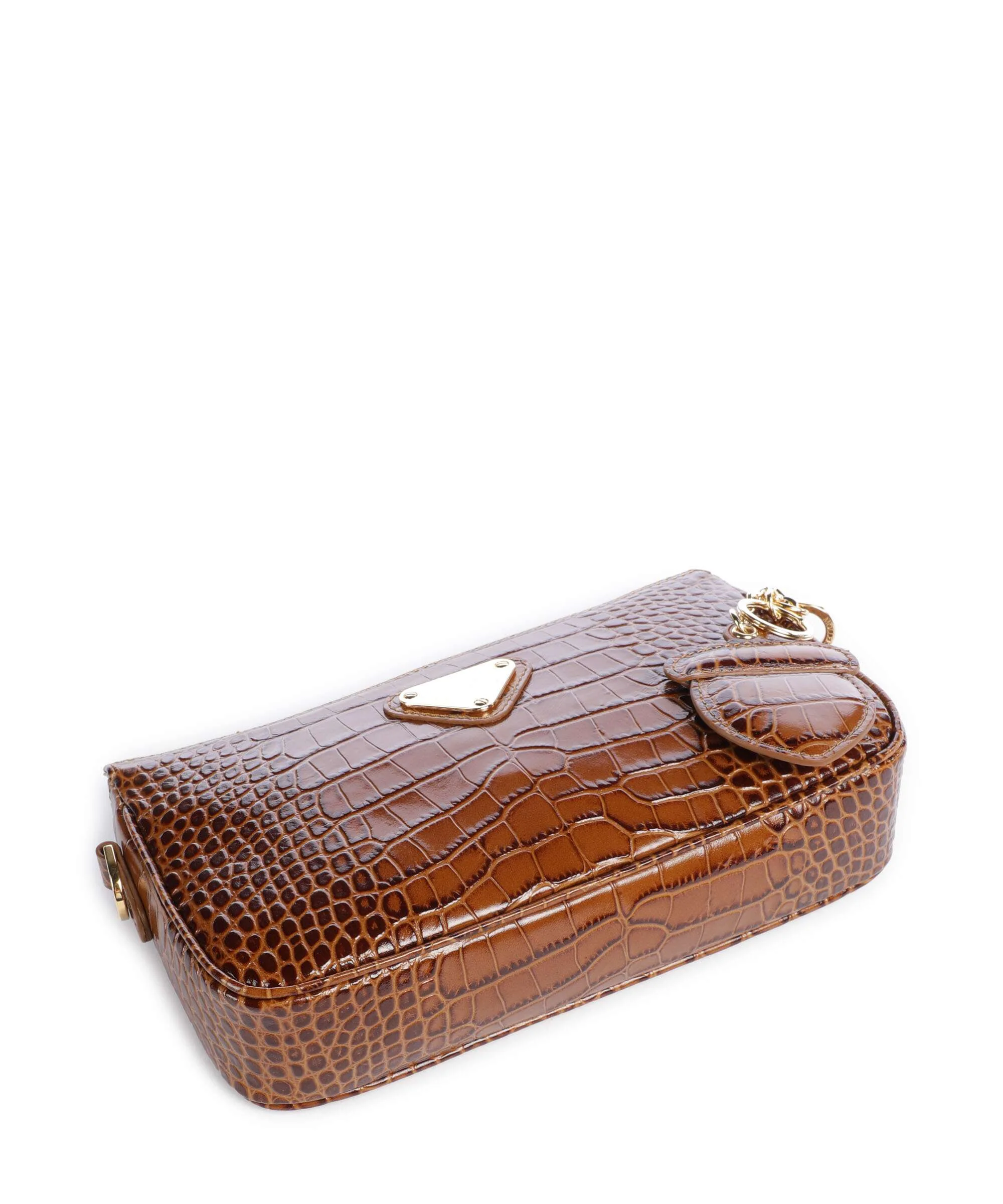 Maison Mollerus Croco Zell Shoulder bag honey braun - Image 5