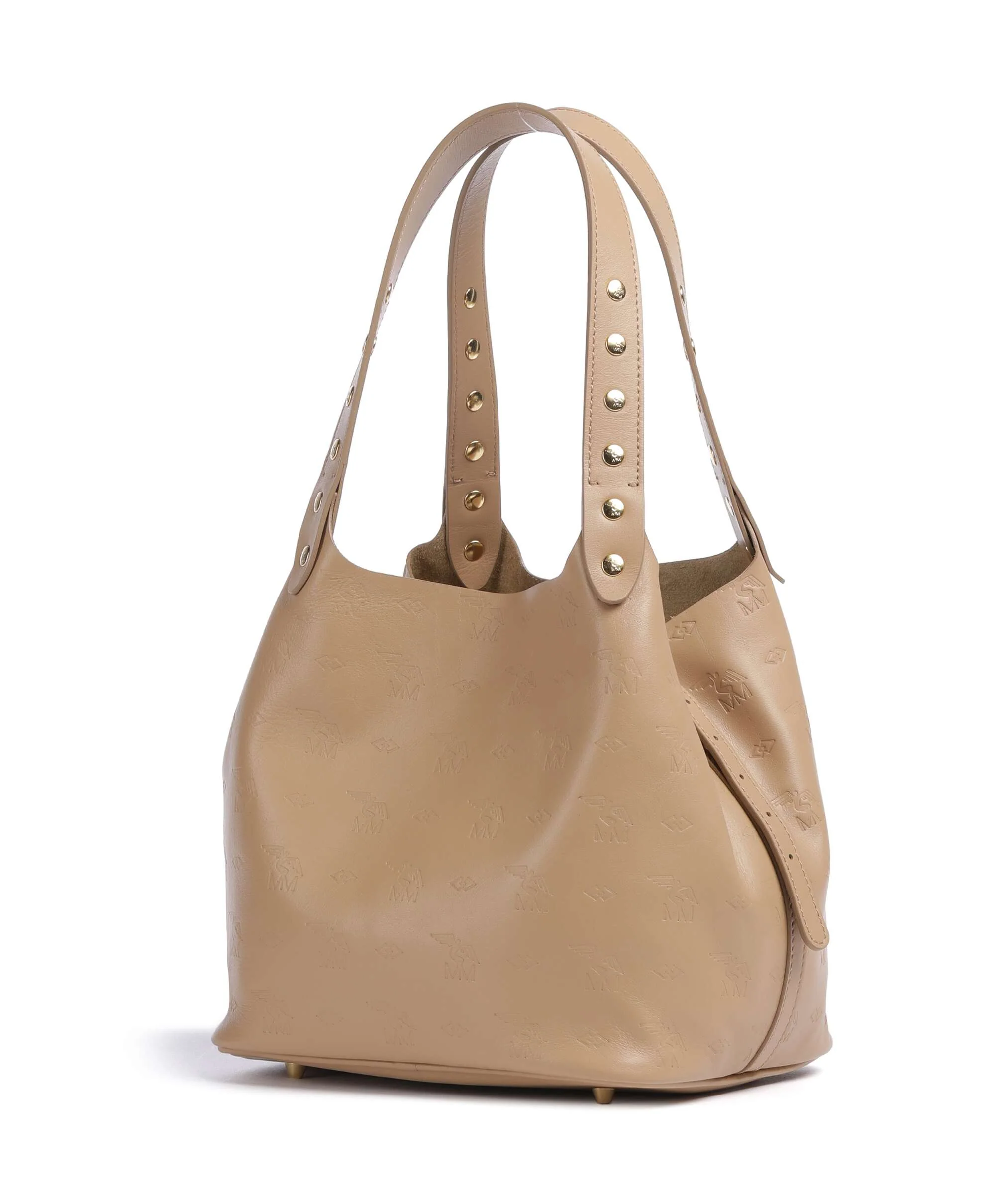 Maison Mollerus Stampato Liddes Hobo bag cappuccino - Image 2