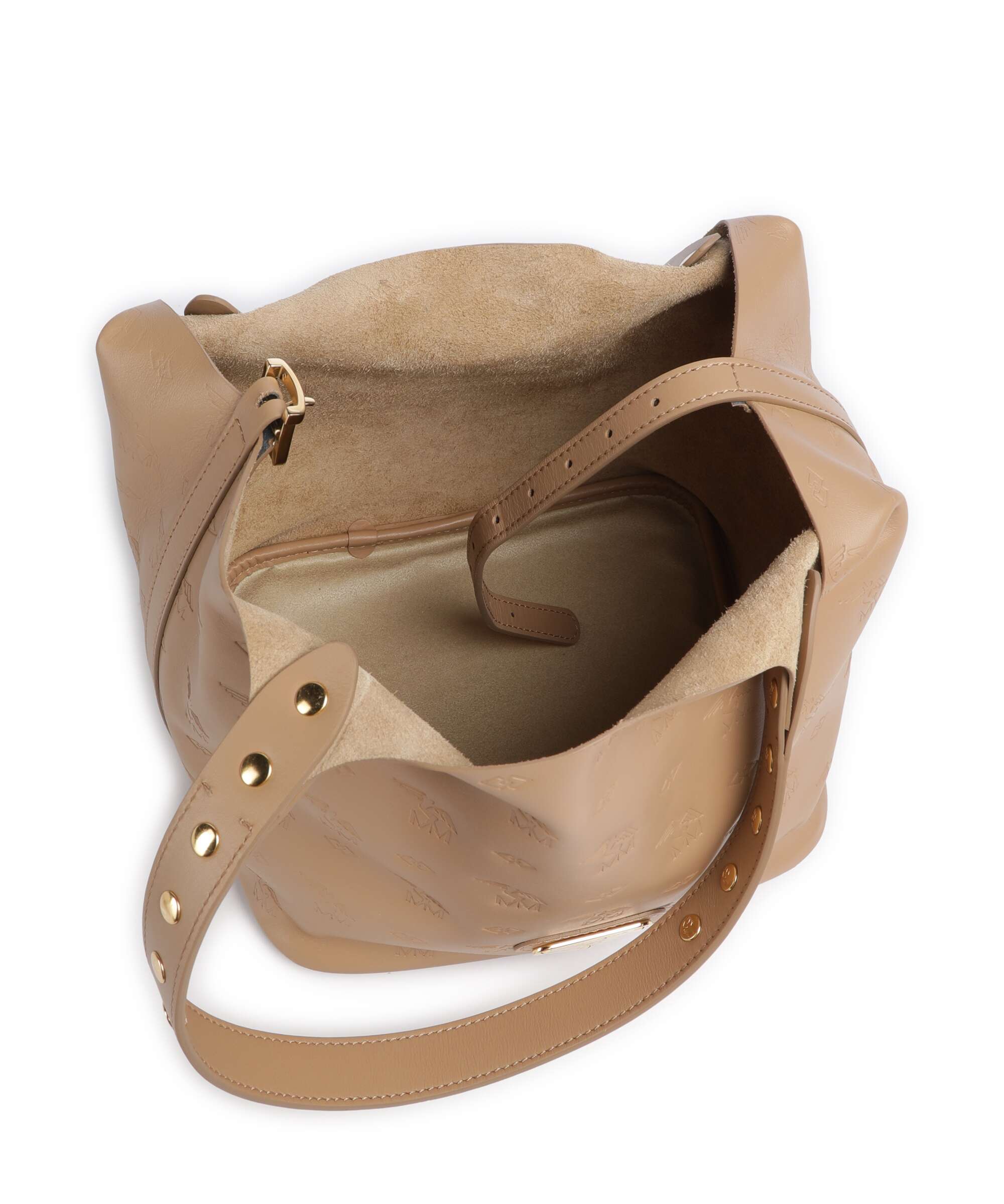 Maison Mollerus Stampato Liddes Hobo bag cappuccino - Image 6