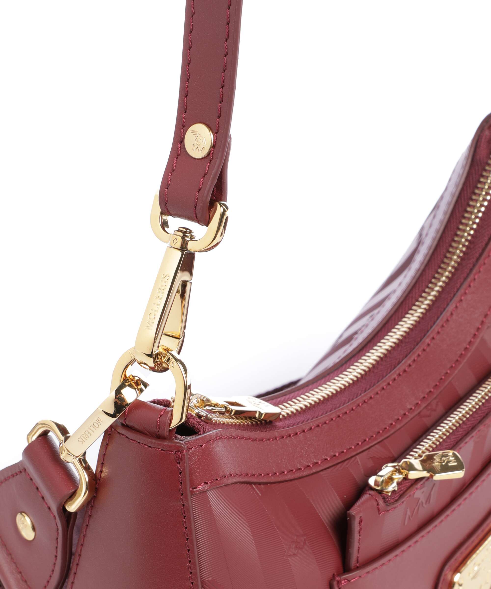Maison Mollerus Vinerus Castiel Shoulder bag antique rot - Image 6