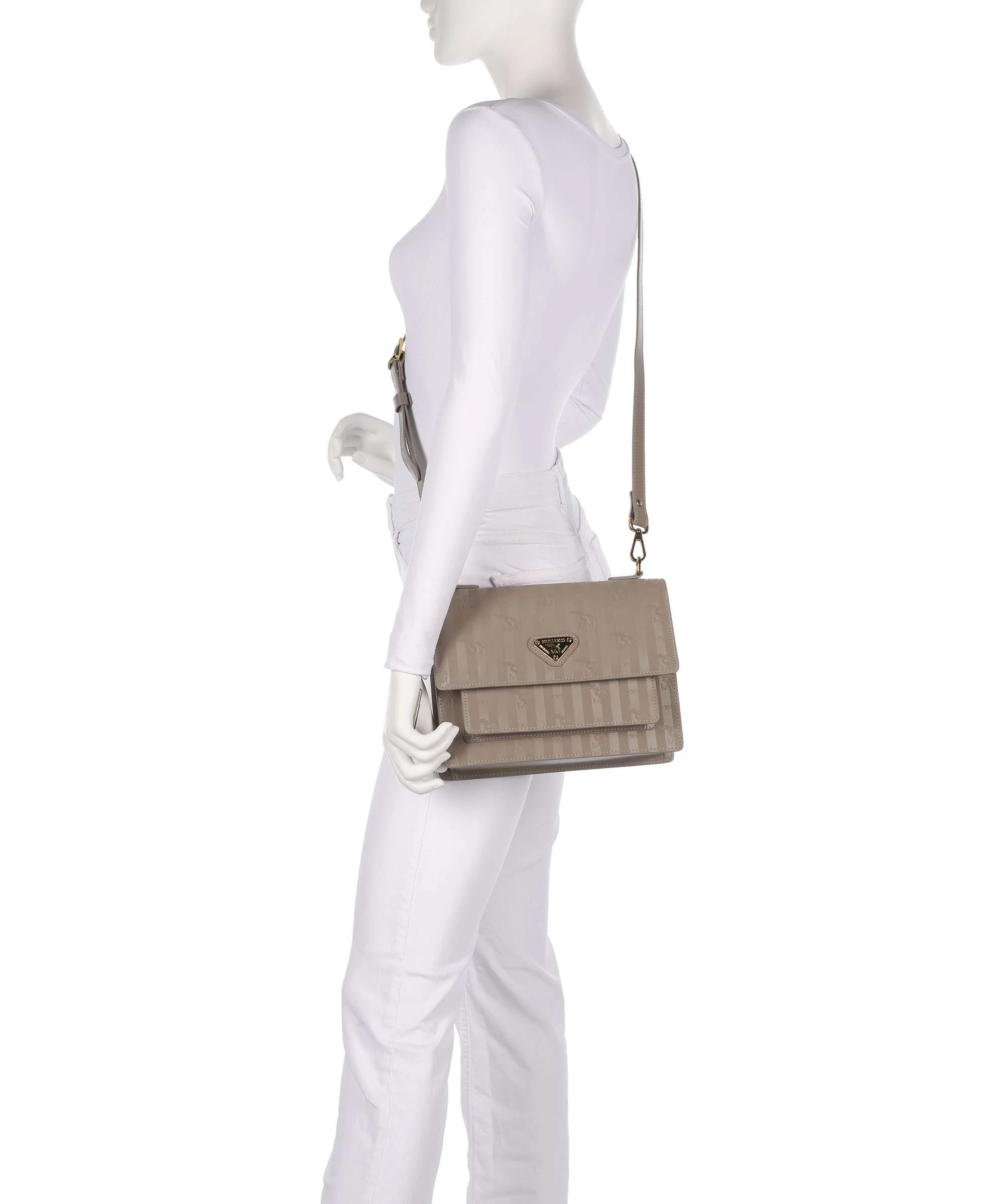 Maison Mollerus Vinerus Fey Crossbody bag taupe grau - Image 3