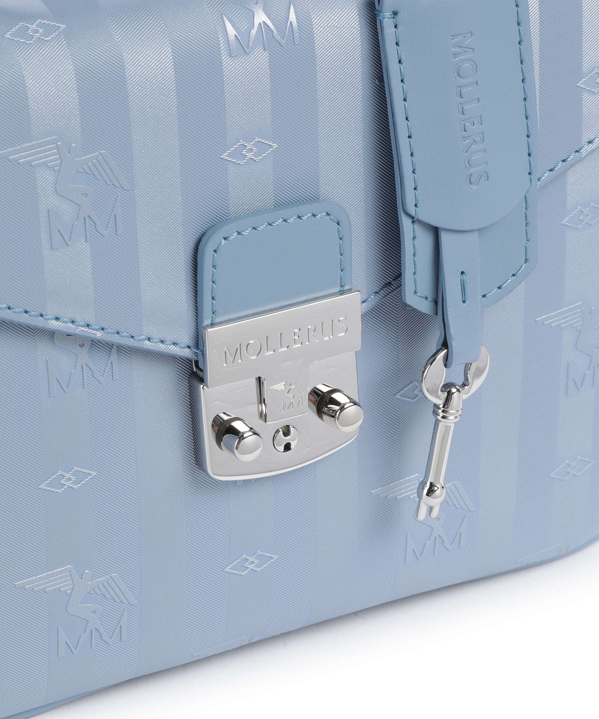 Maison Mollerus Vinerus Meyrin Crossbody bag metallic silber/sky - Image 4