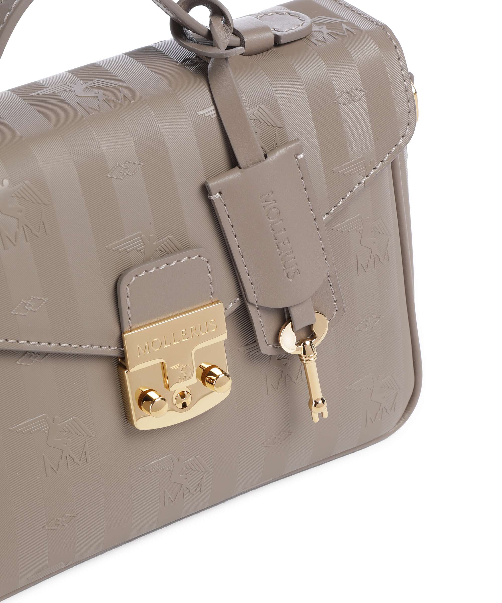 Maison Mollerus Vinerus Meyrin Crossbody bag taupe grau - Image 4