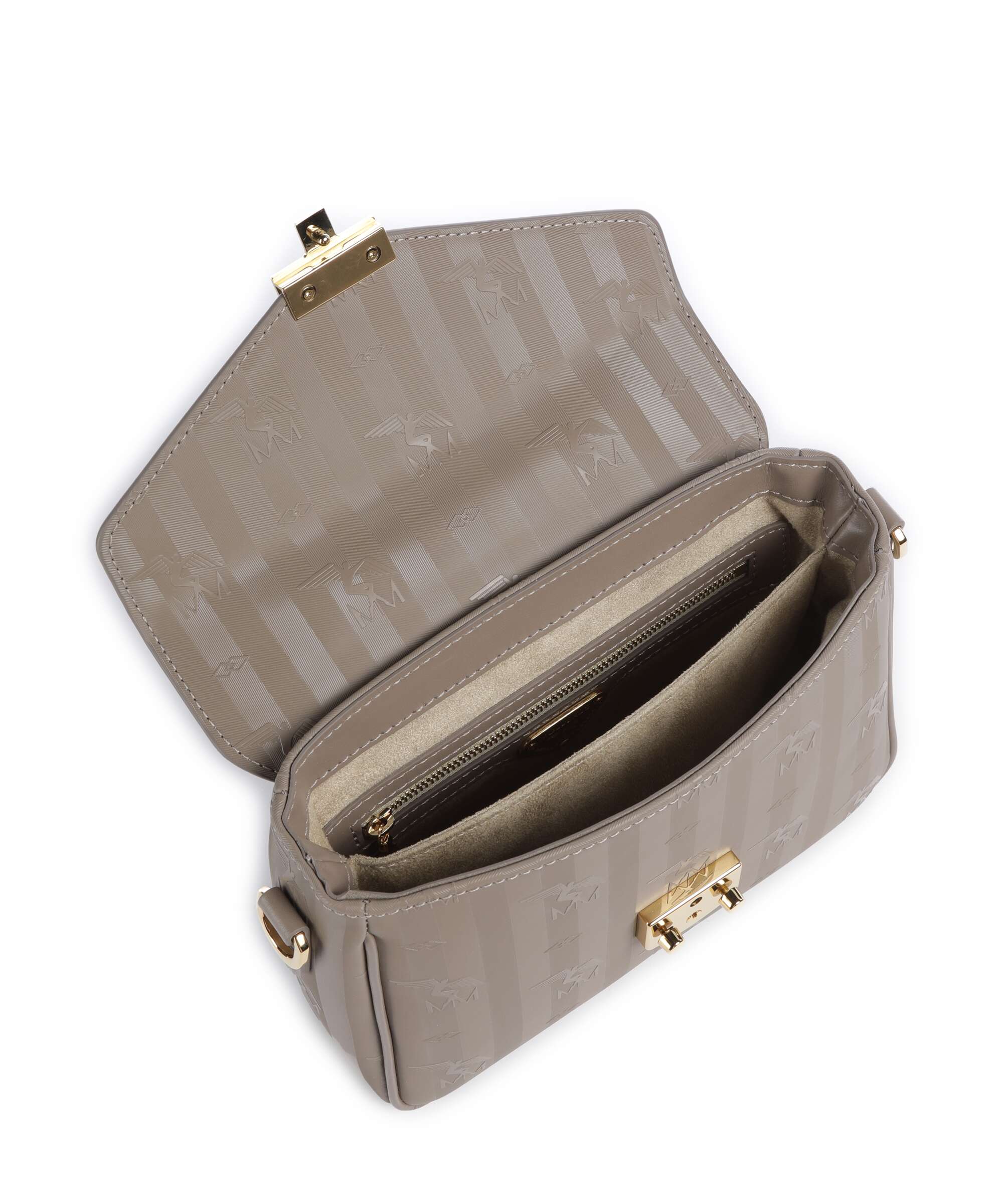 Maison Mollerus Vinerus Meyrin Crossbody bag taupe grau - Image 6
