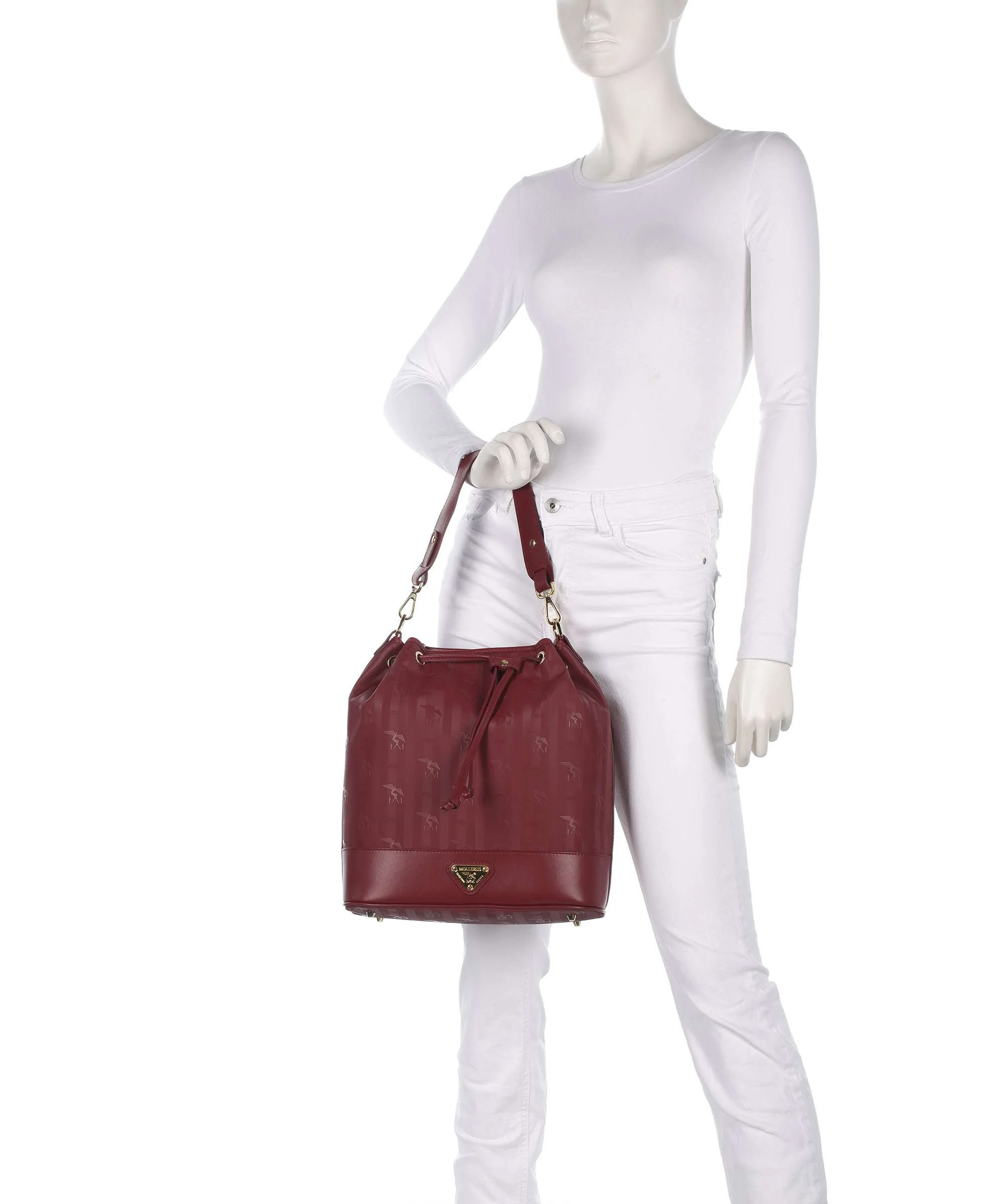 Maison Mollerus Vinerus Niesen Bucket bag antique rot - Image 3