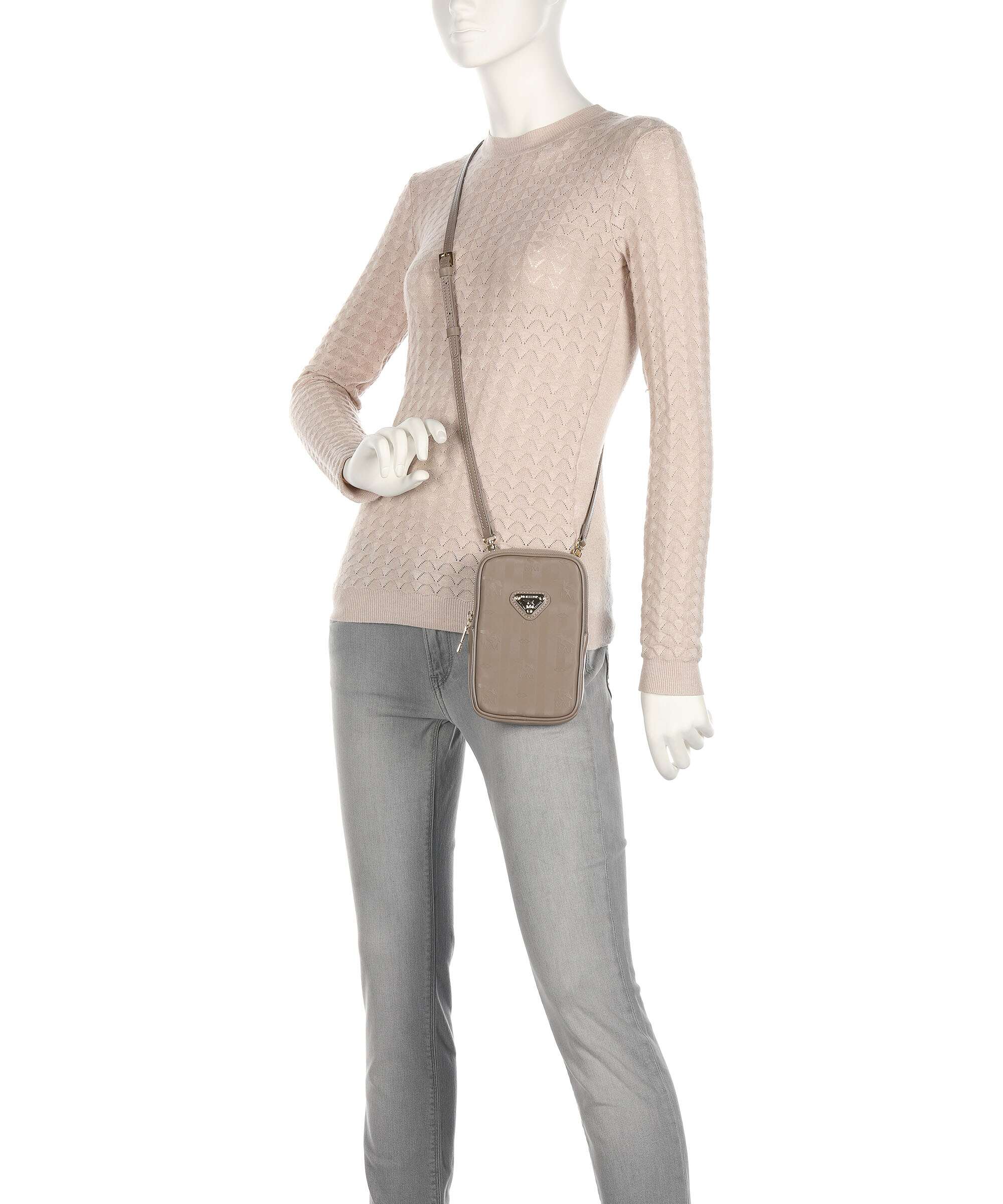 Maison Mollerus Vinerus Wildhorn Phone bag taupe - Image 3