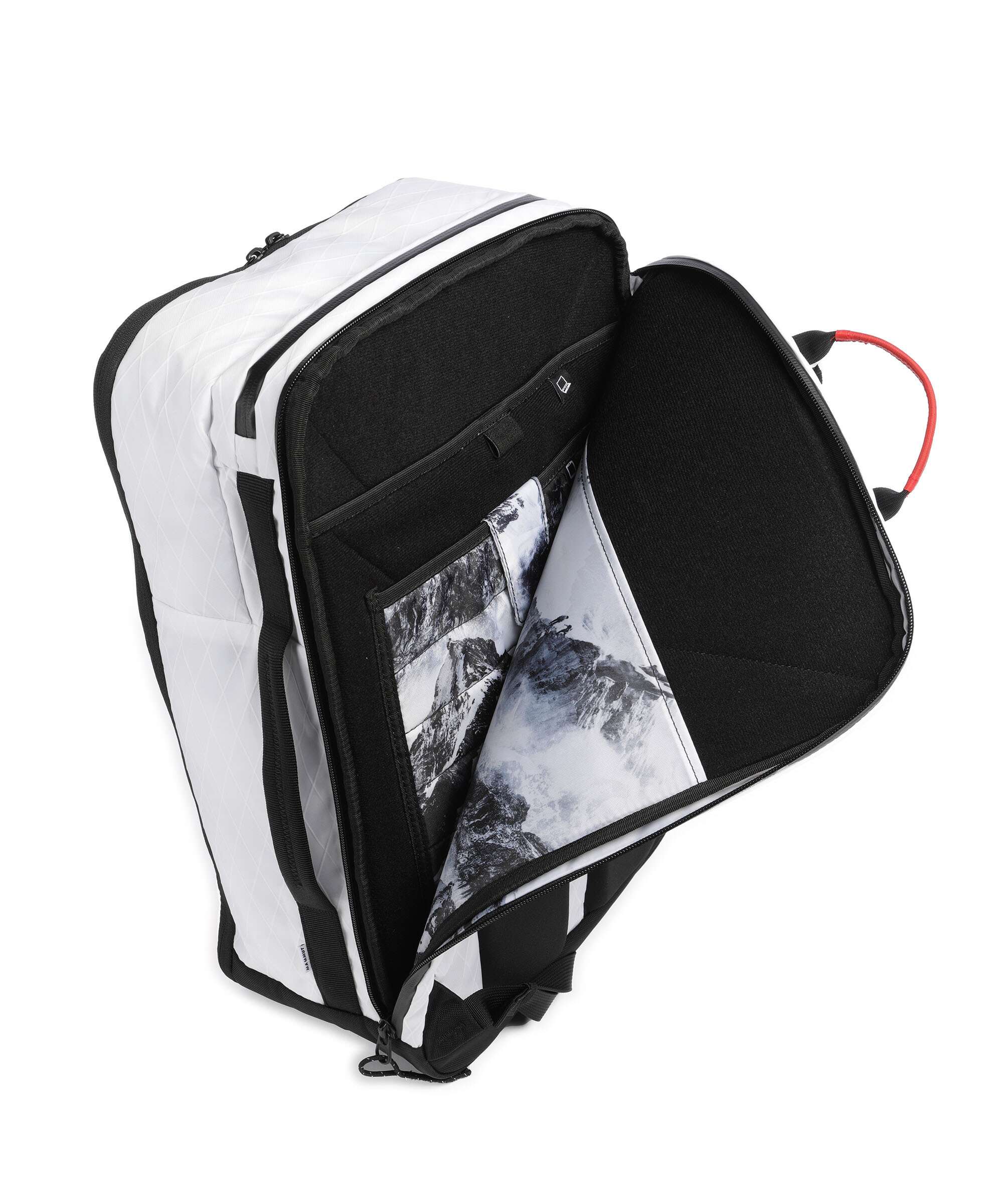 Mammut Seon Alpine Transporter 25 Laptop backpack white/mammut red - Image 5