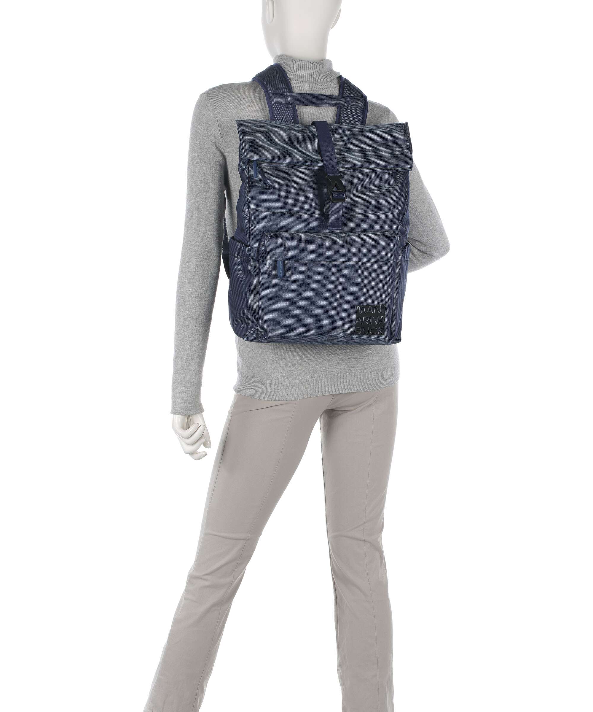 Mandarina Duck District Rolltop backpack atlantic sea - Image 3