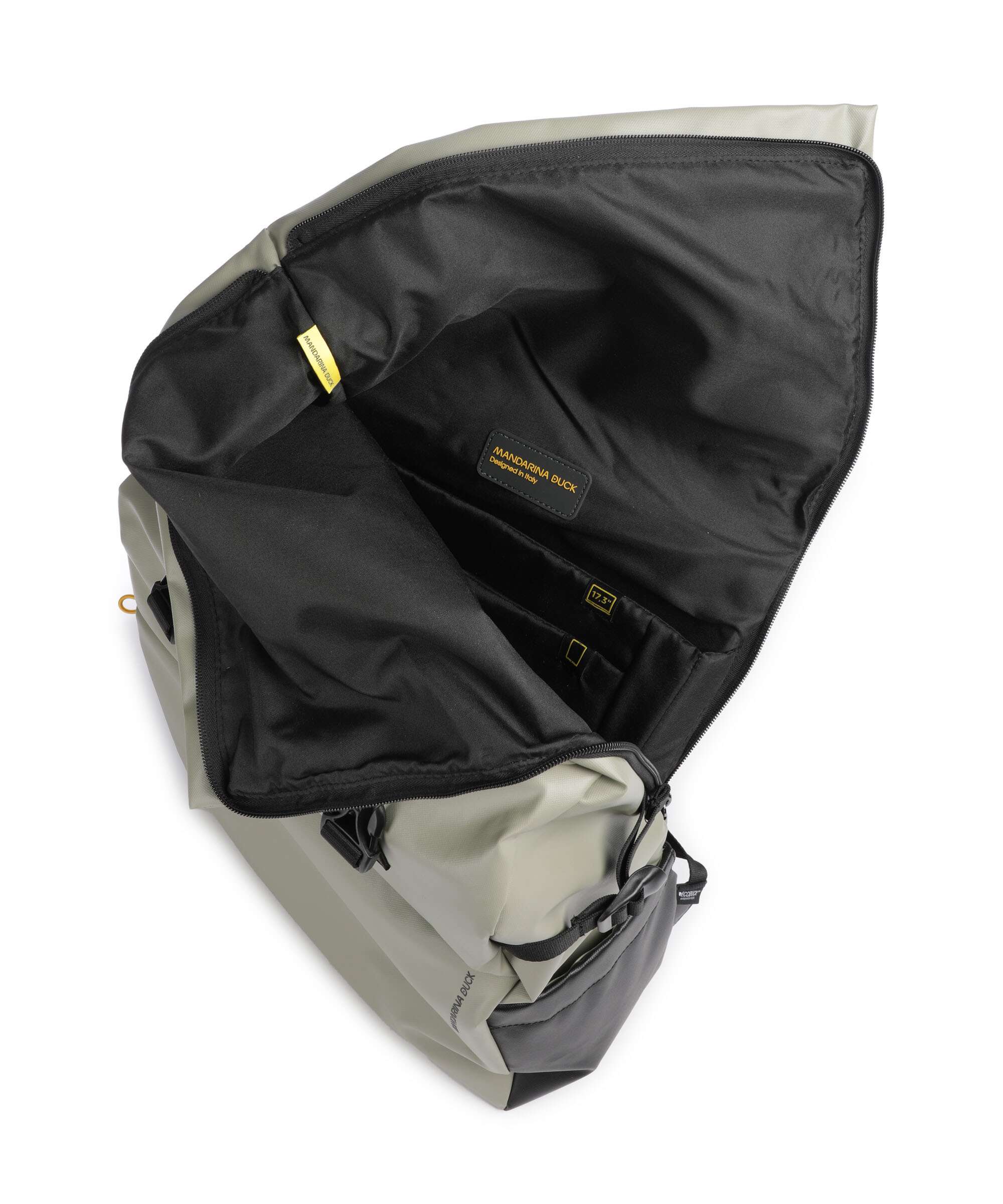 Mandarina Duck Eco Coated Laptop backpack mud - Image 6