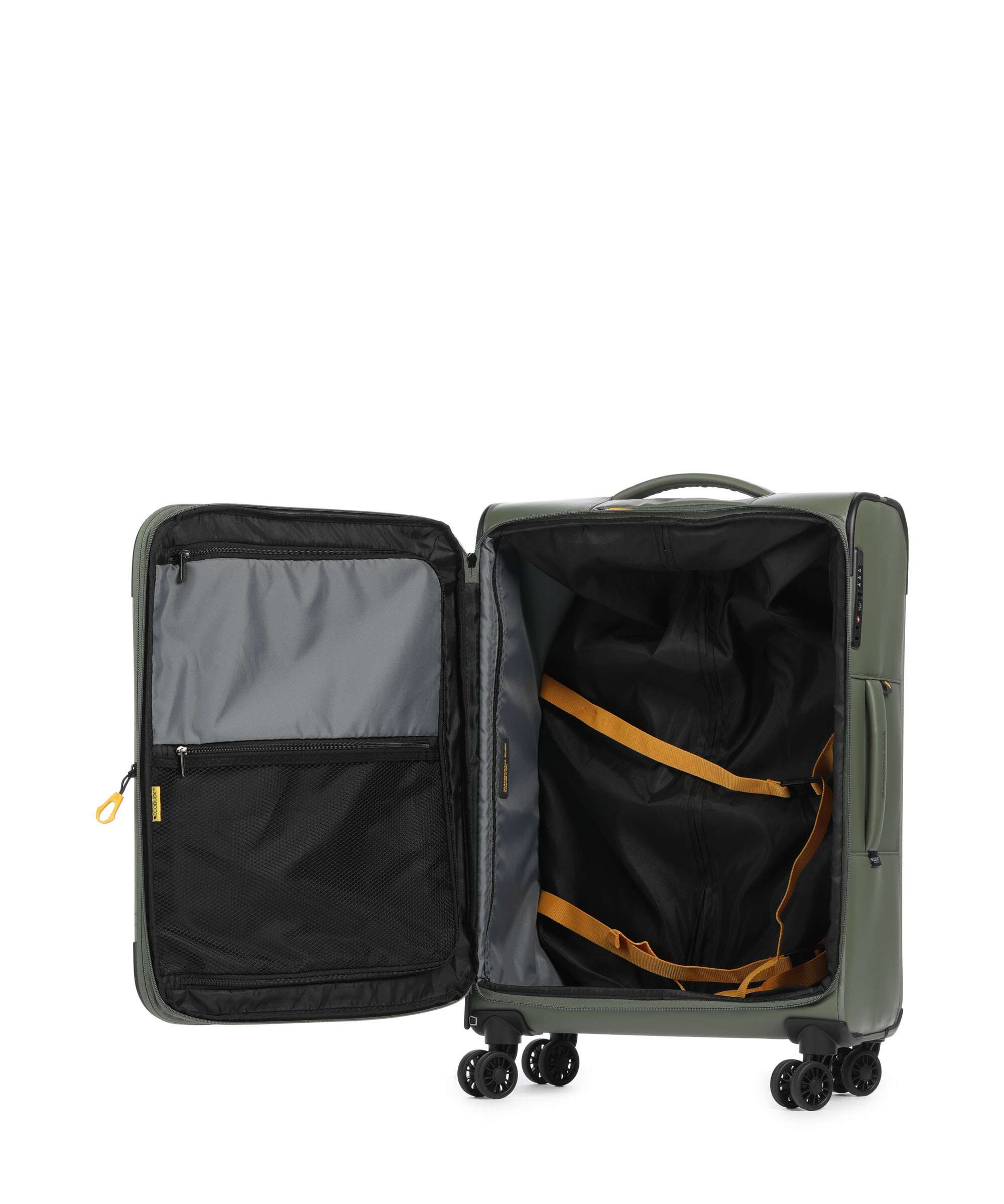 Mandarina Duck Eco Coated Spinner (4 wheels) pine green - Image 6