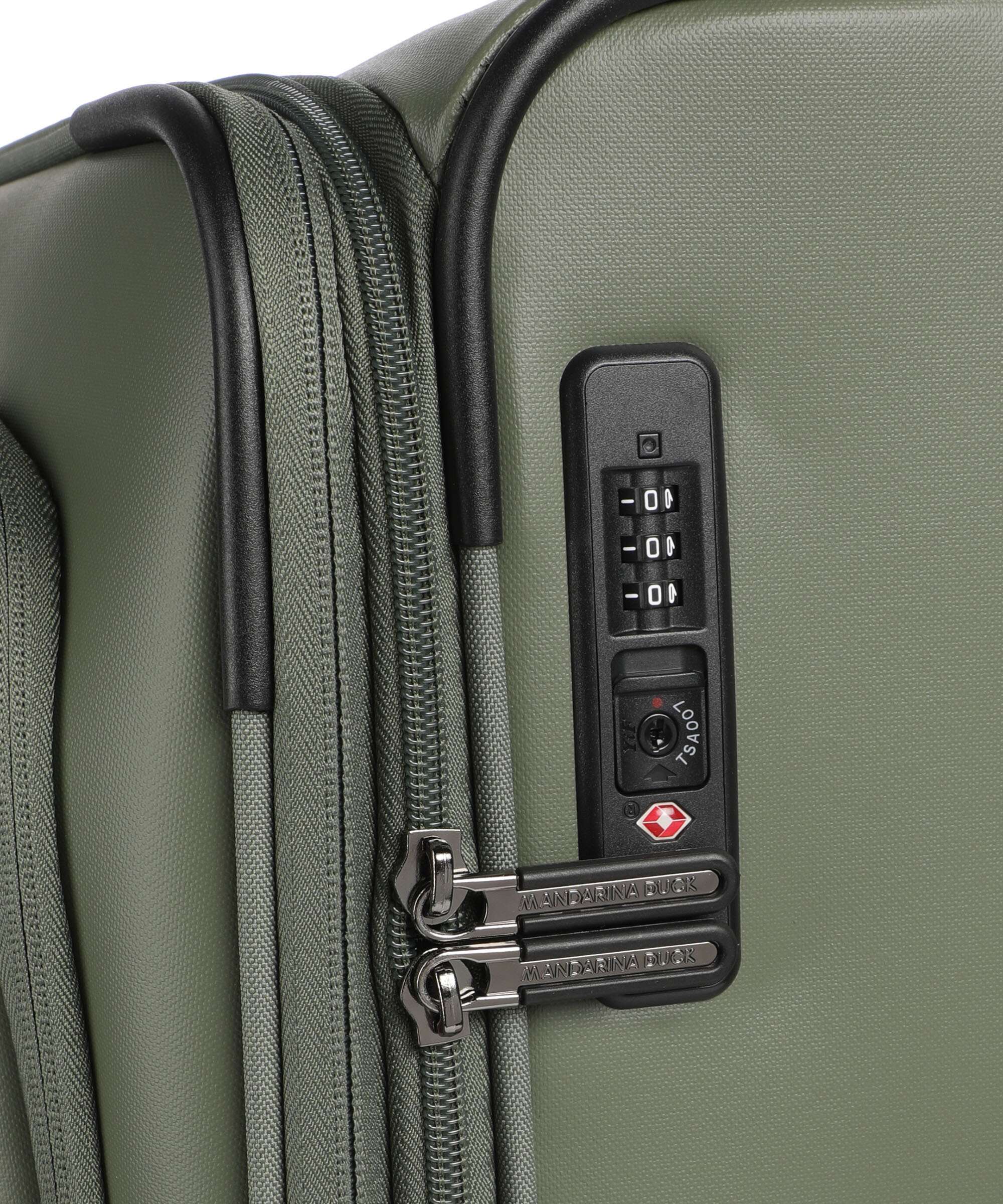 Mandarina Duck Eco Coated Spinner (4 wheels) pine green - Image 3