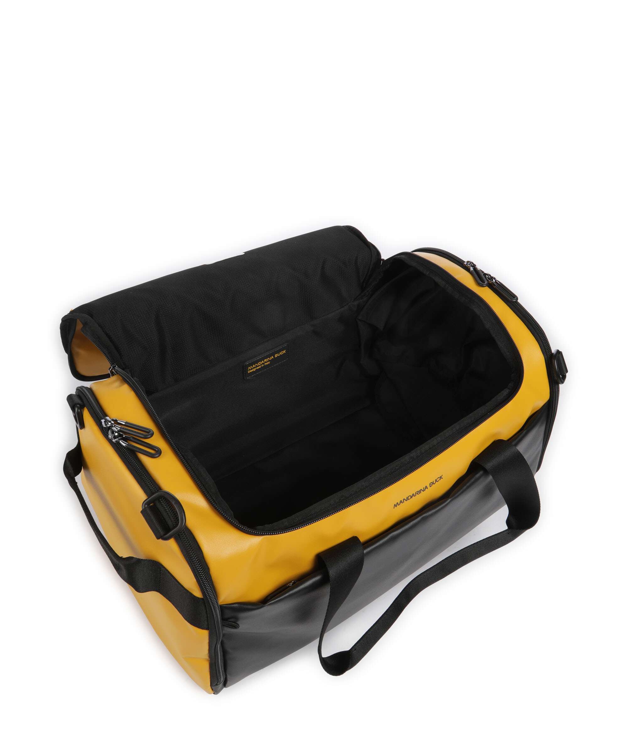 Mandarina Duck Eco Coated Weekend bag duck yellow - Image 8