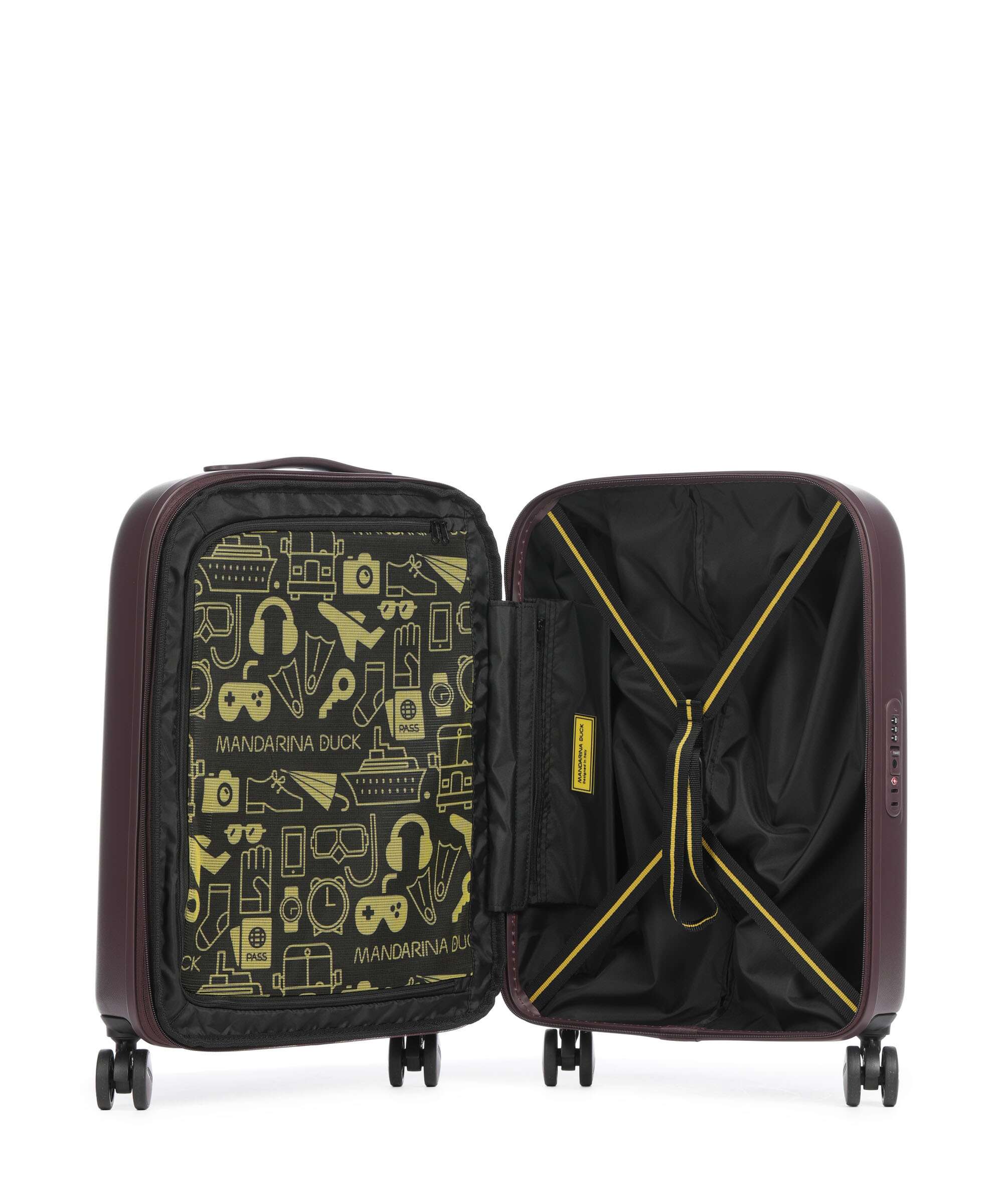 Mandarina Duck Logoduck+ Spinner (4 wheels) choco ice - Image 6