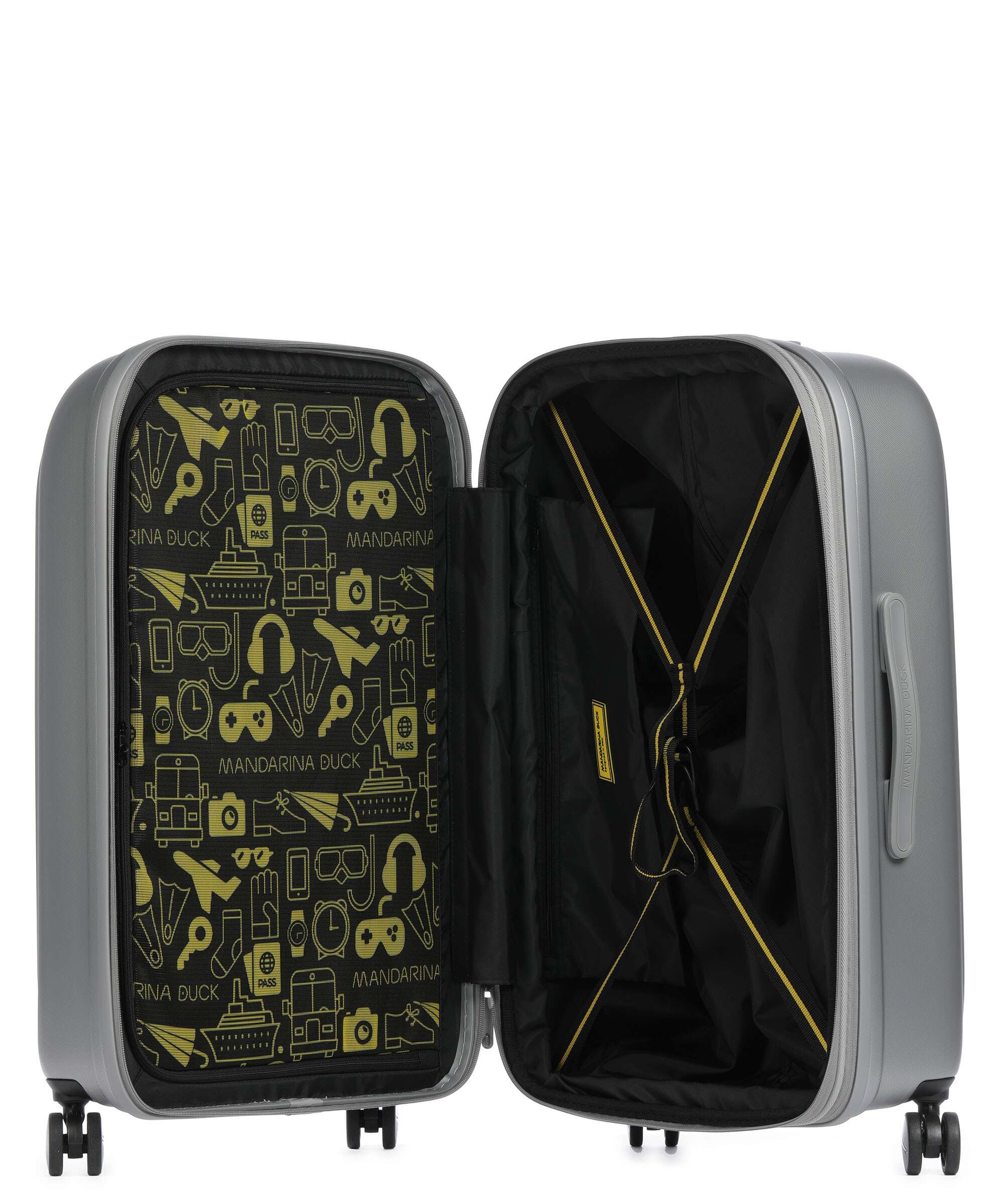 Mandarina Duck Logoduck+ Spinner (4 wheels) silver - Image 6