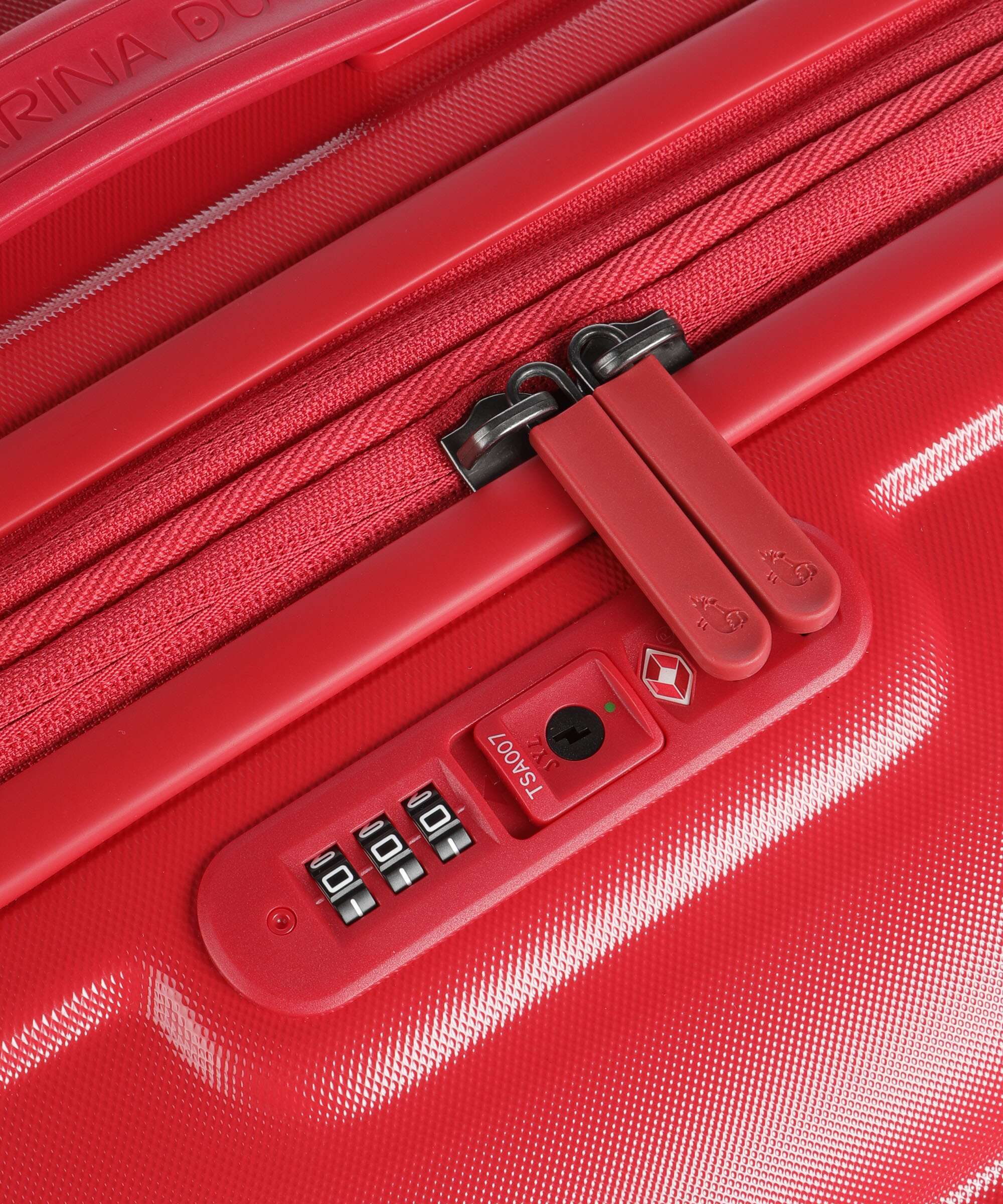 Mandarina Duck Logoduck+ Spinner (4 wheels) cherry tomato - Image 3