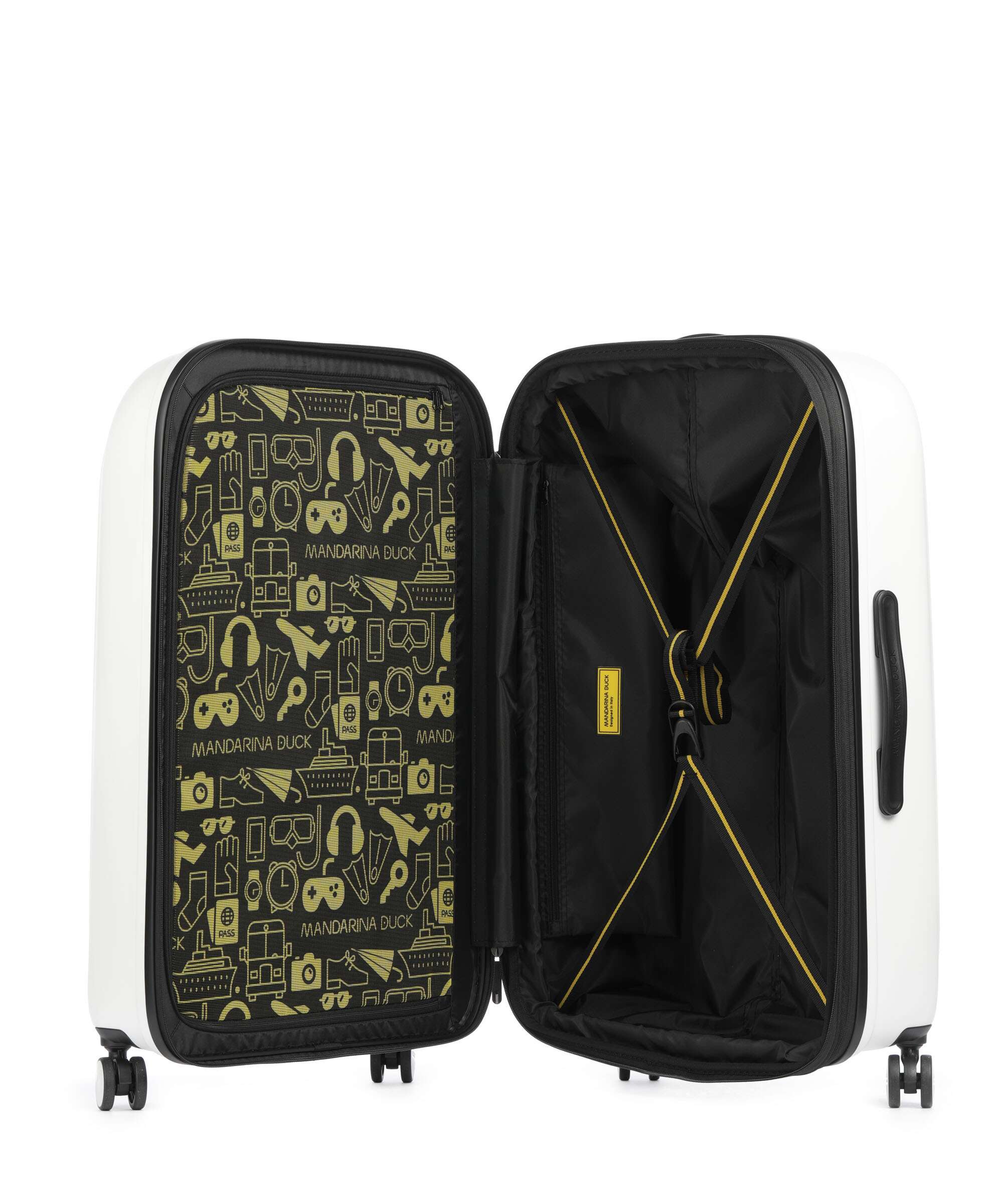 Mandarina Duck Logoduck+ Spinner (4 wheels) blanc - Image 6