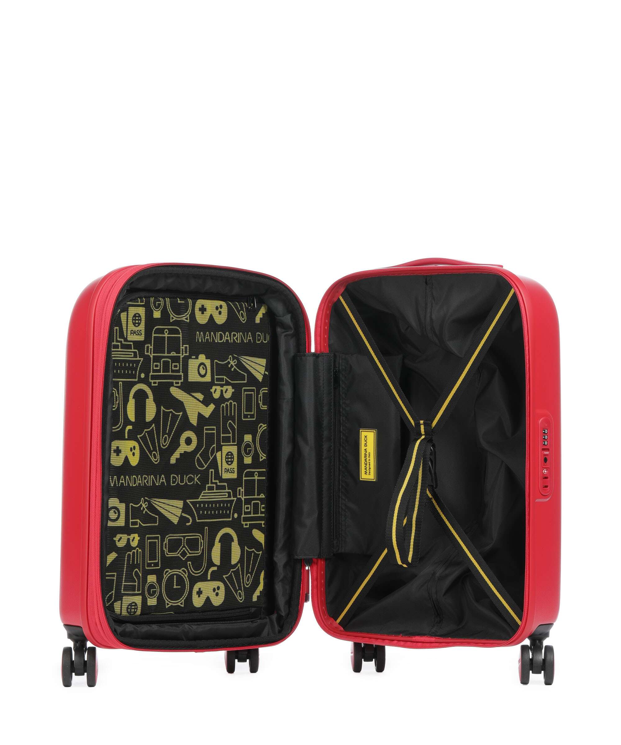 Mandarina Duck Logoduck+ Spinner (4 wheels) cherry tomato - Image 6