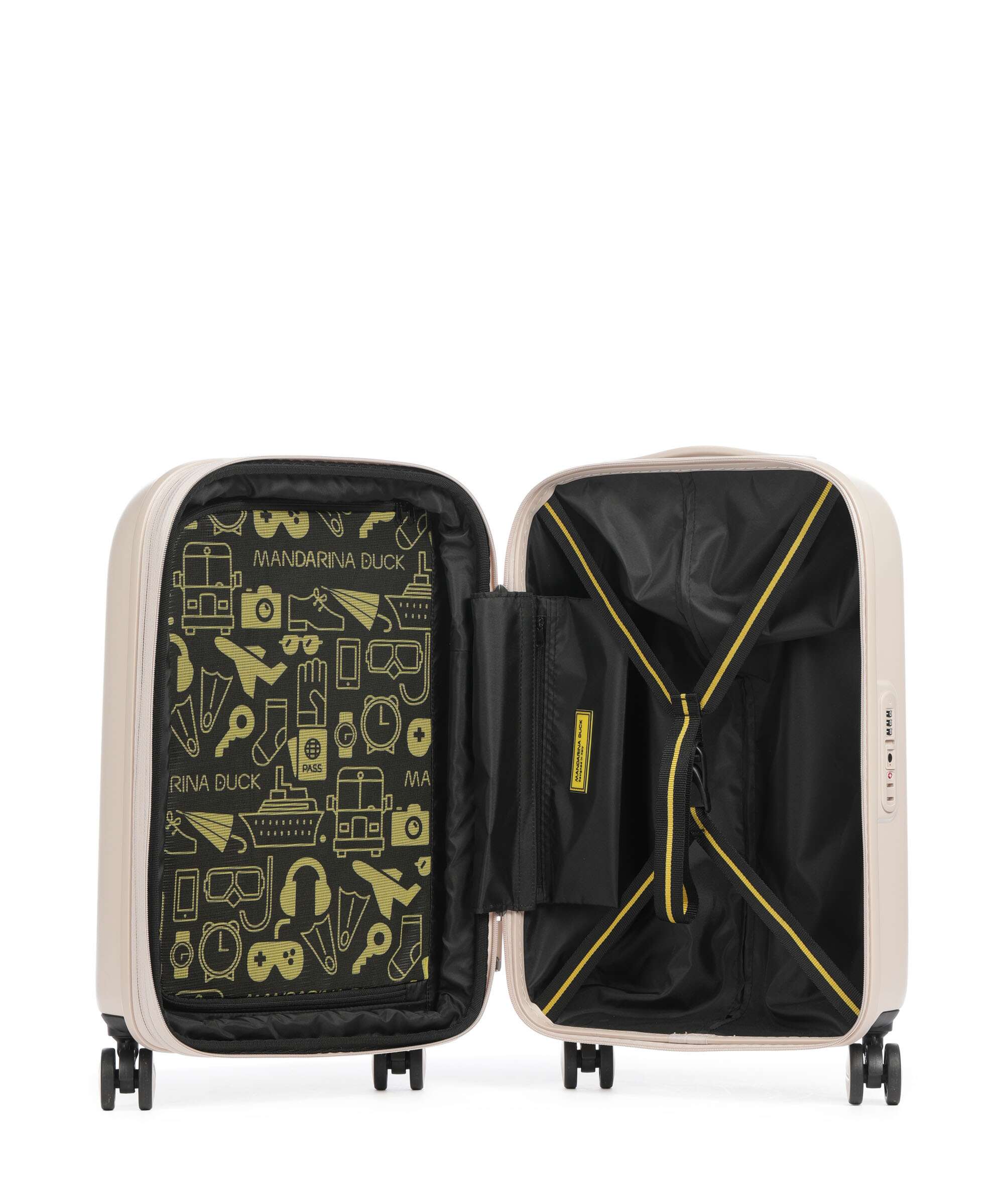 Mandarina Duck Logoduck+ Spinner (4 wheels) white mocha - Image 6