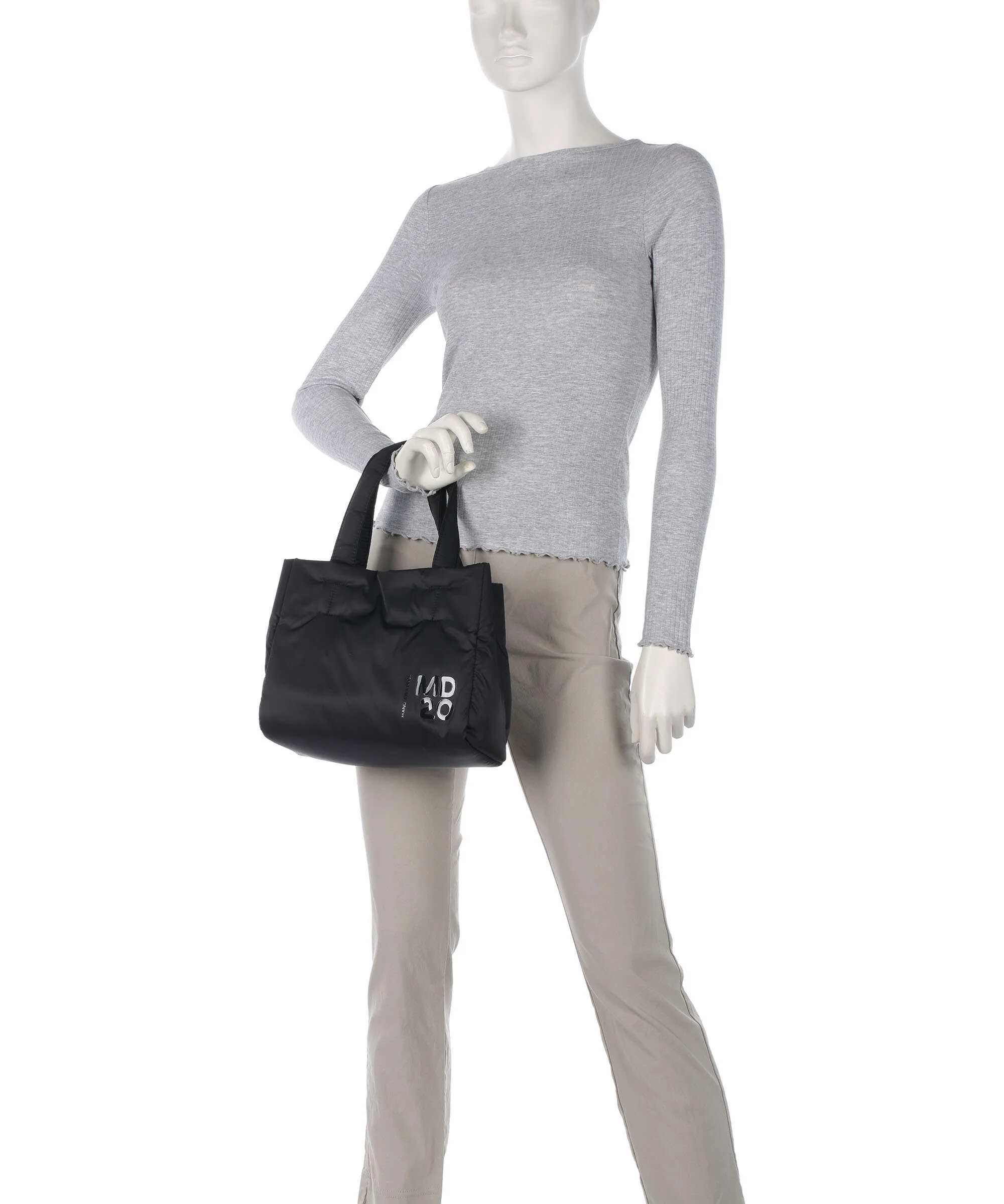 Mandarina Duck MD20 Balloon Tote bag black - Image 3