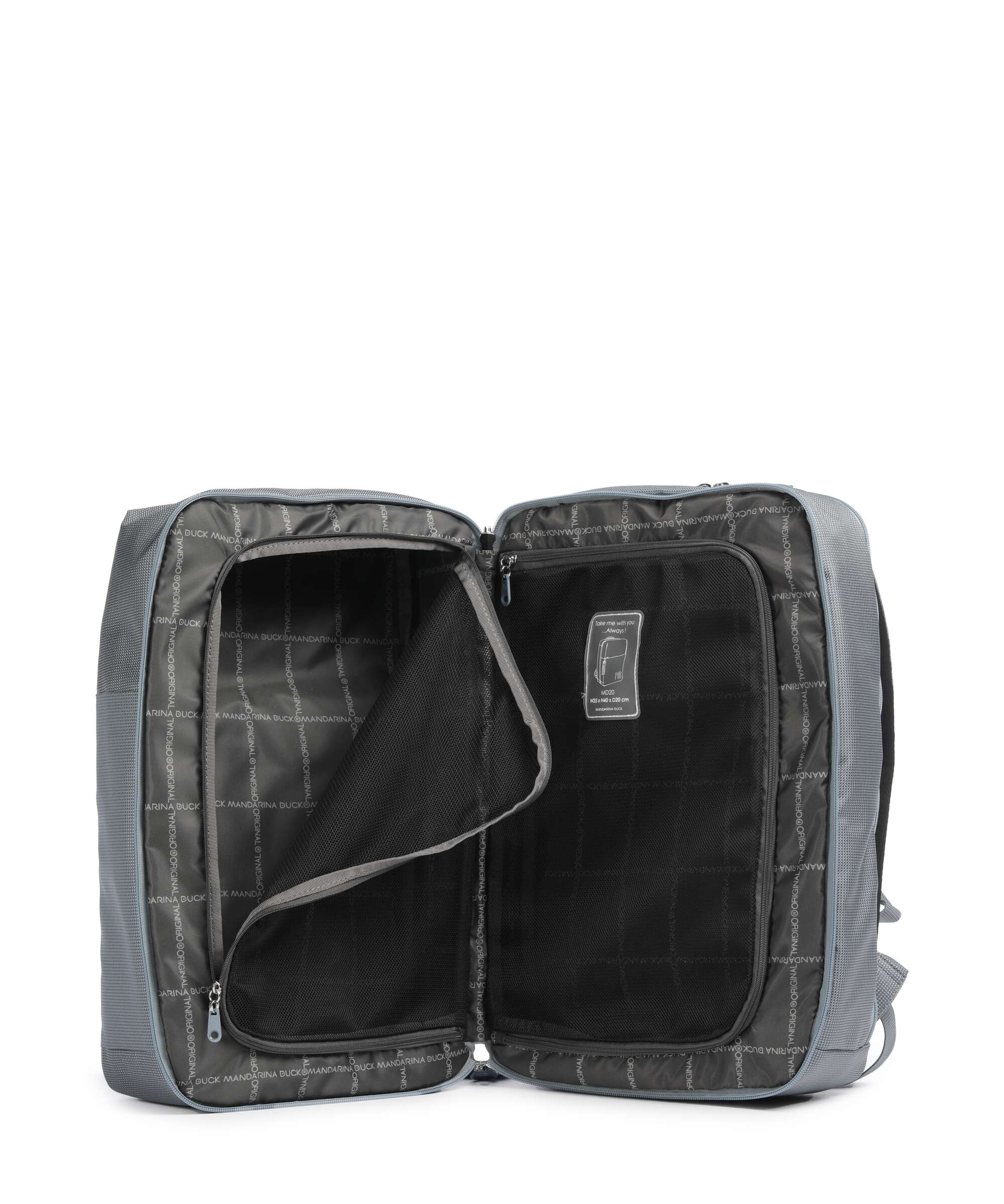 Mandarina Duck MD20 Travel backpack iron - Image 6