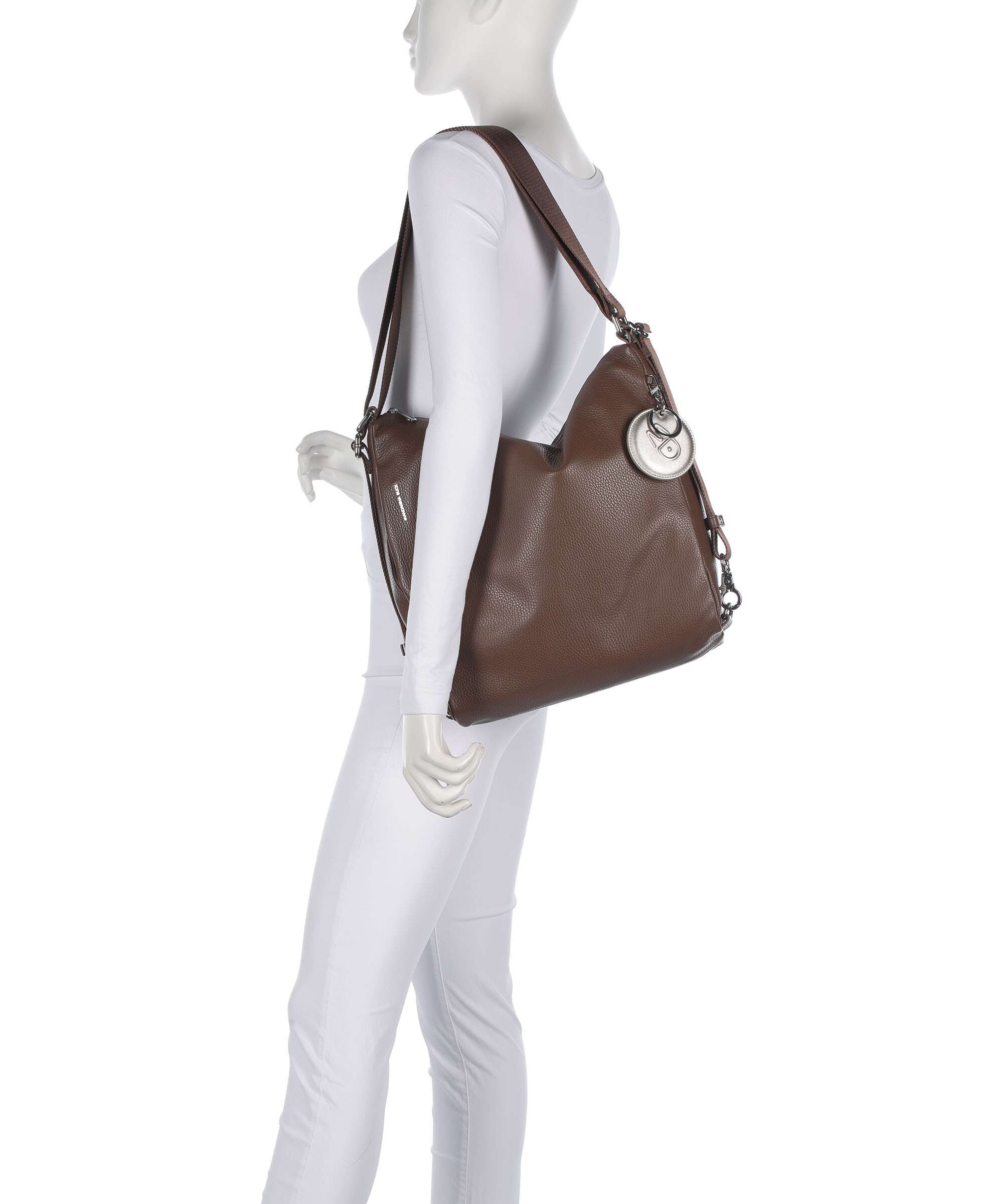 Mandarina Duck Mellow Leather Backpack bag milk chocolate - Image 4