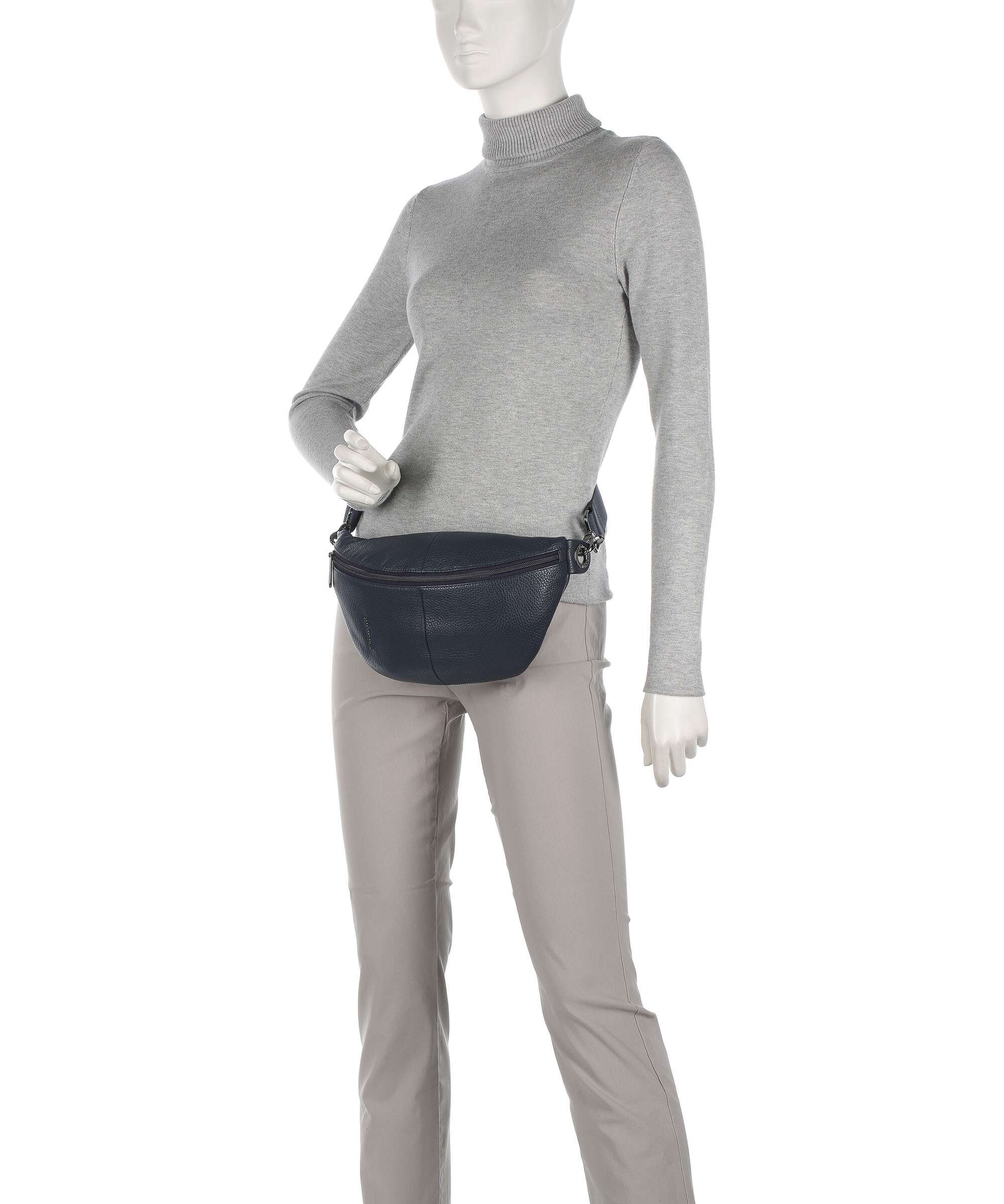 Mandarina Duck Mellow Leather Belt bag dress blue - Image 3