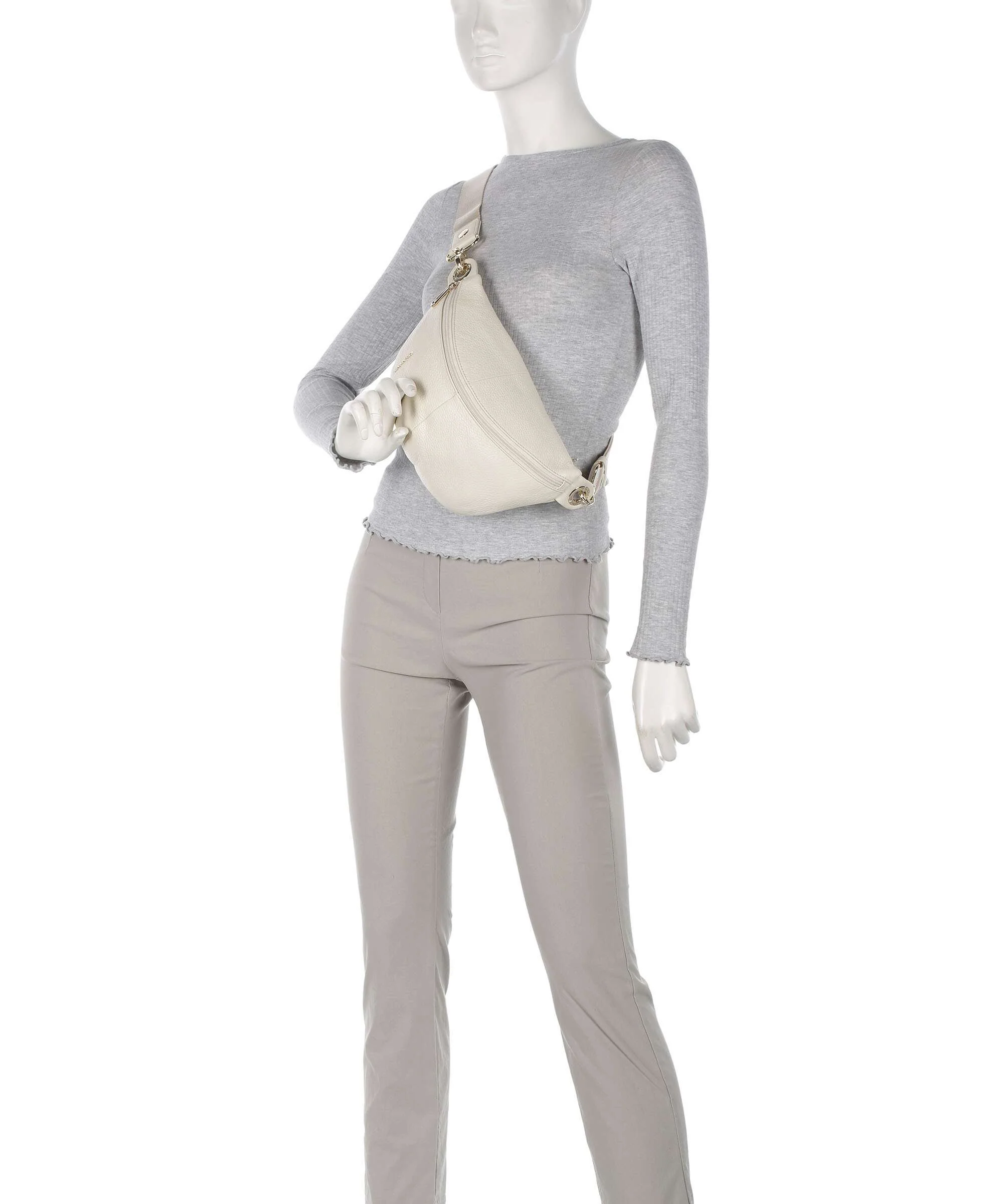 Mandarina Duck Mellow Leather Belt bag almond - Image 3