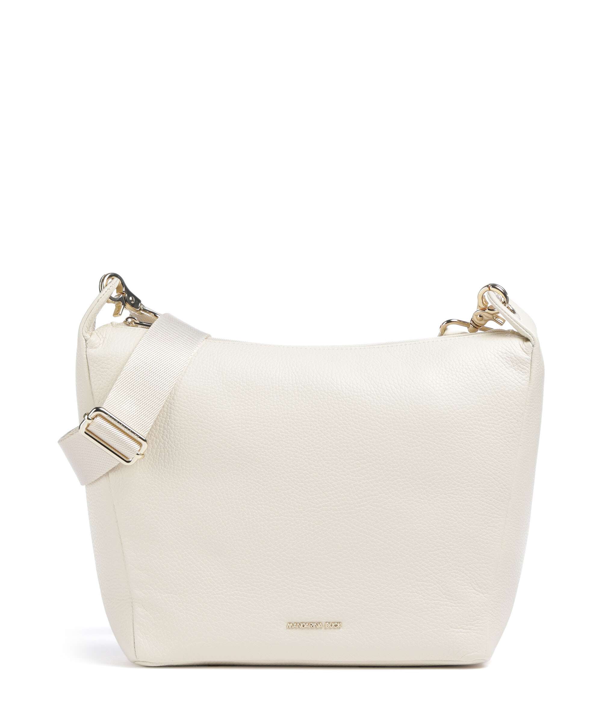 Mandarina Duck Mellow Leather Crossbody bag almond
