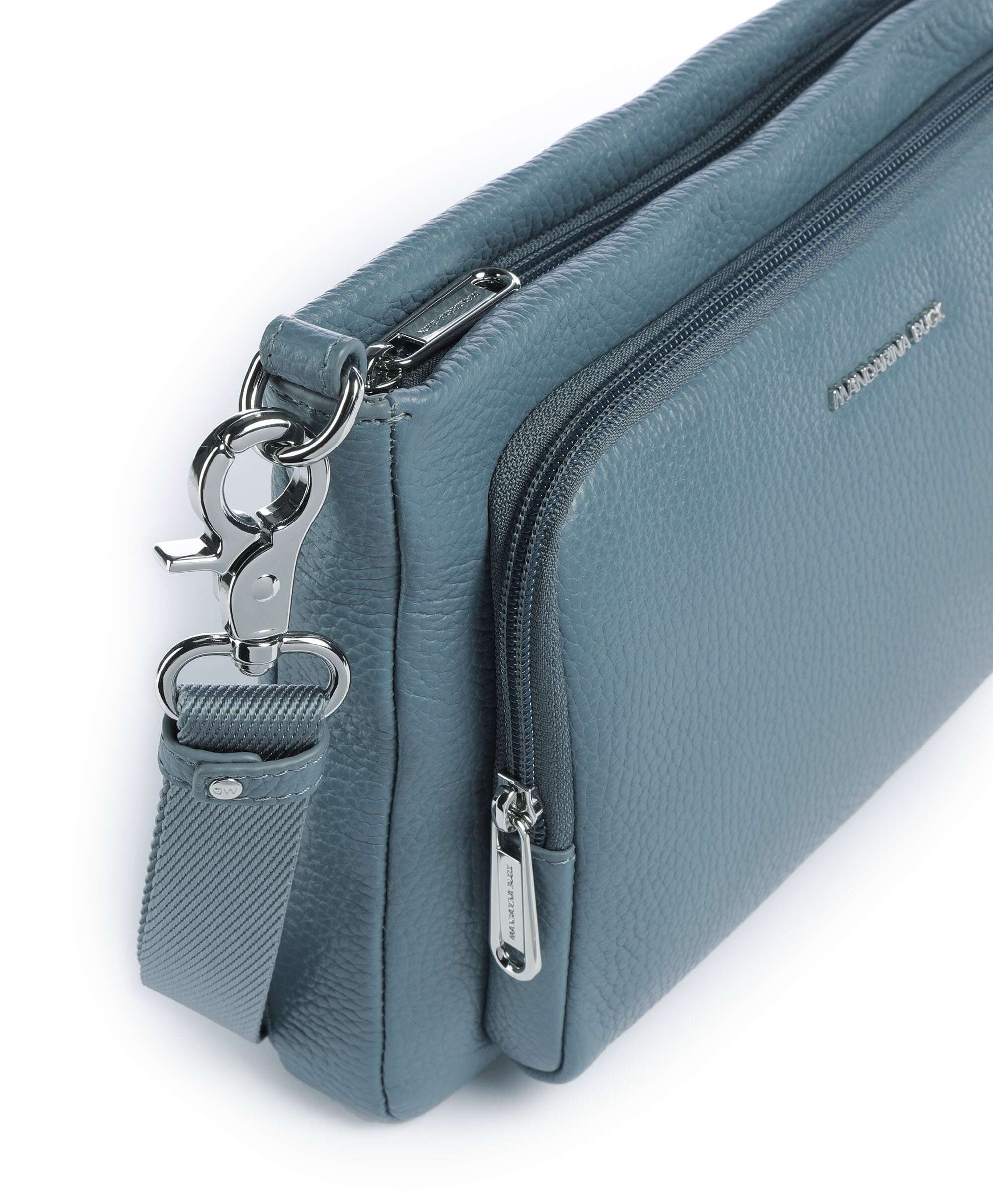 Mandarina Duck Mellow Leather Crossbody bag iron - Image 4
