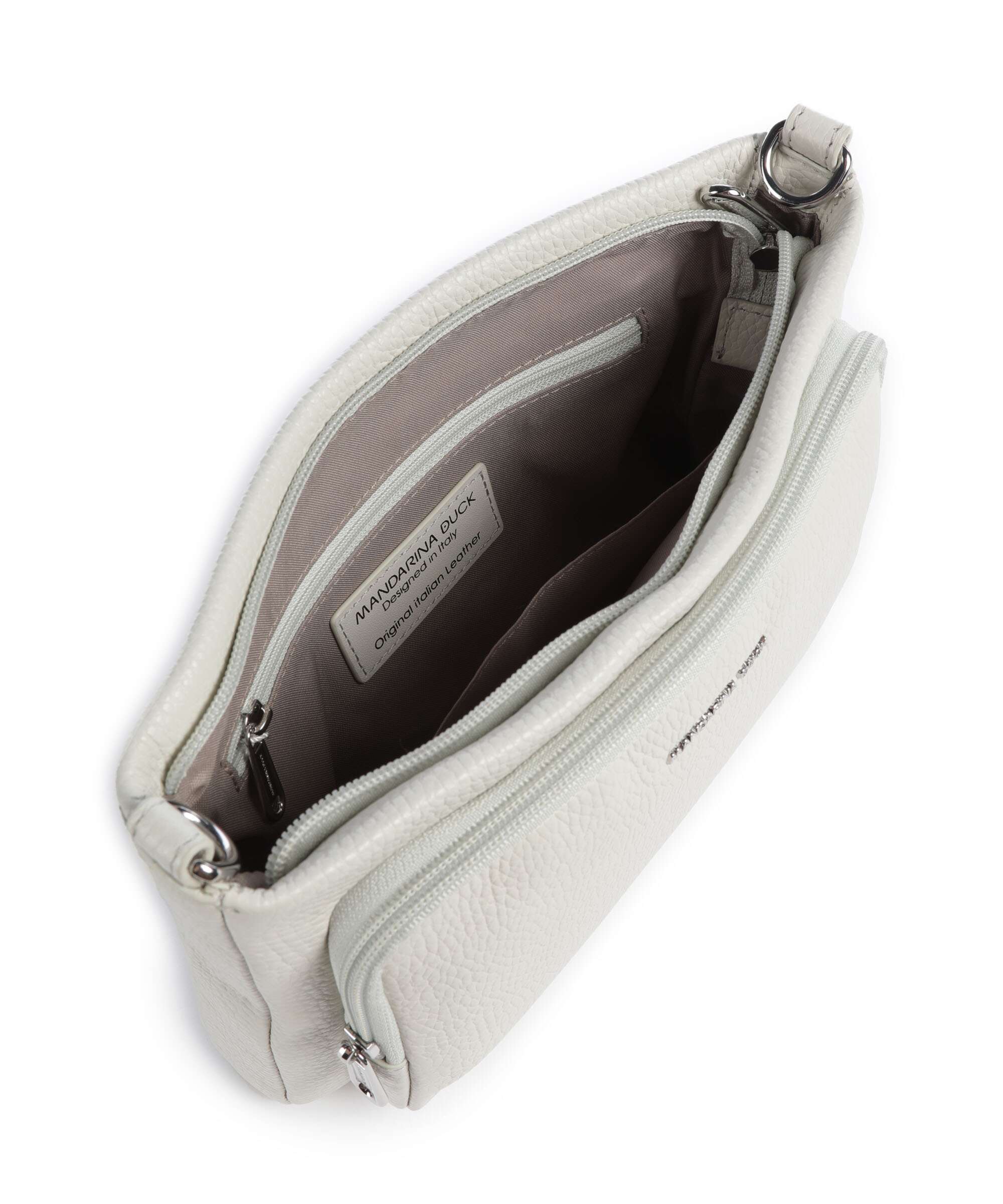 Mandarina Duck Mellow Leather Crossbody bag cashmere - Image 6