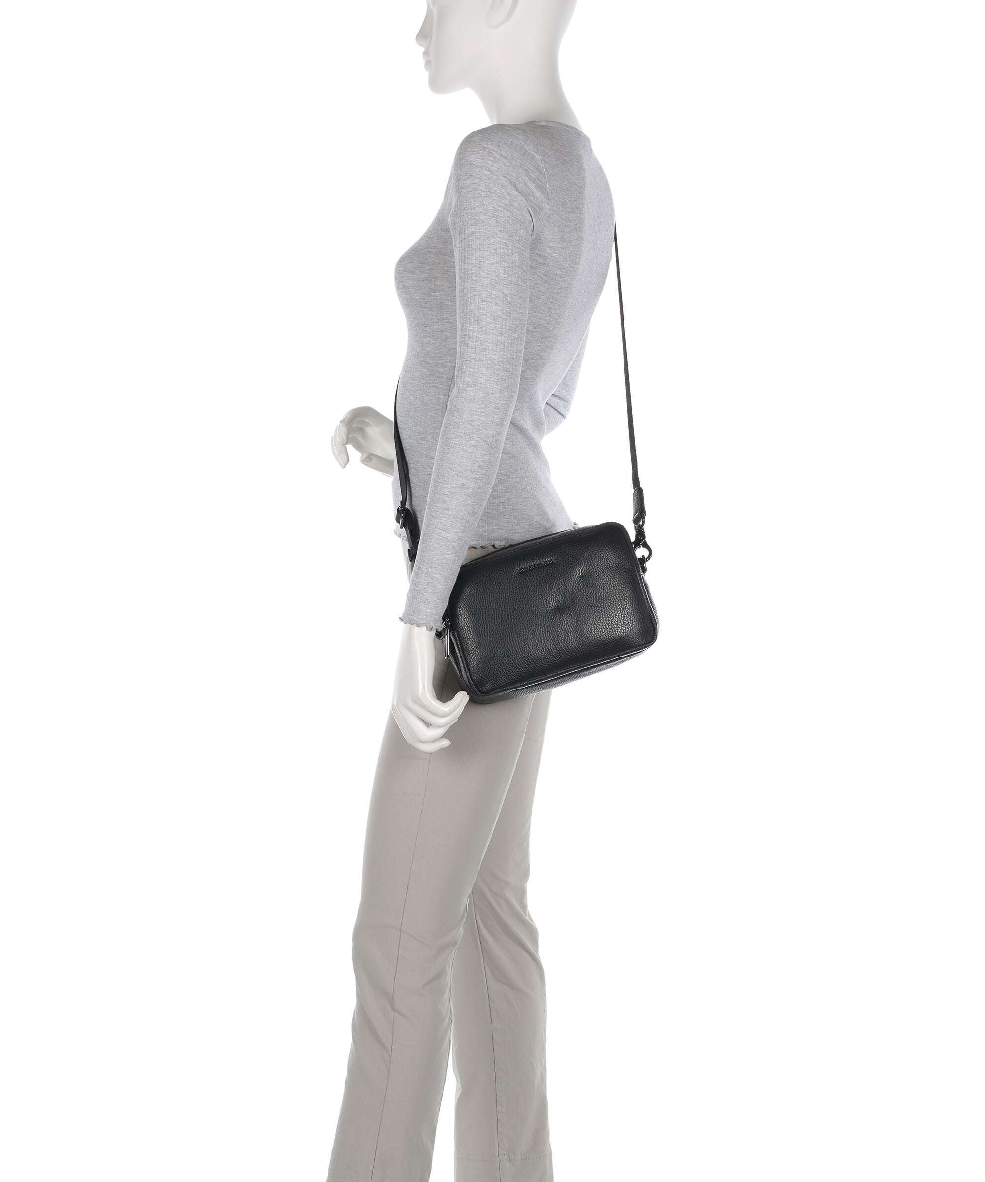 Mandarina Duck Mellow Leather Crossbody bag nero - Image 3
