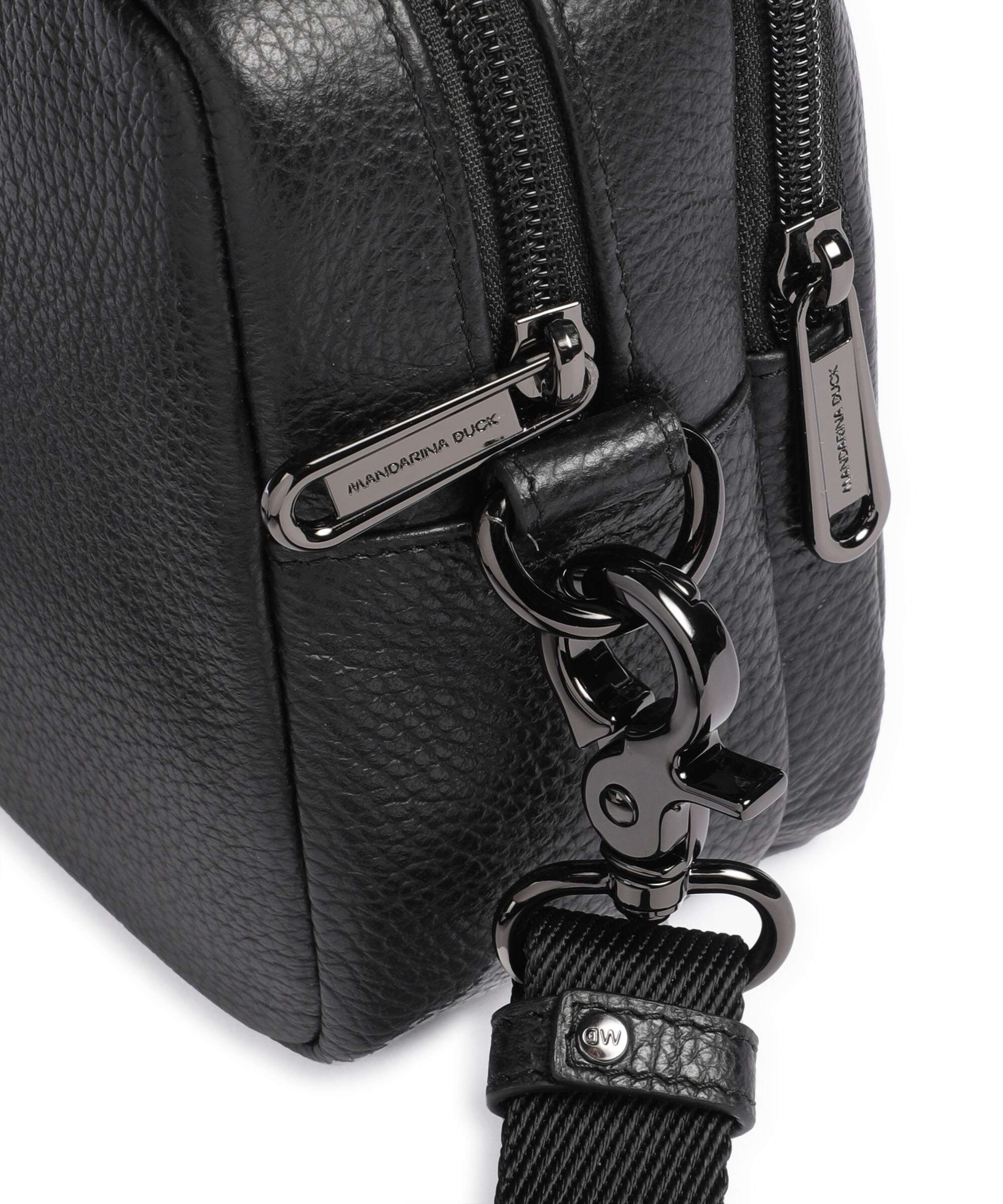 Mandarina Duck Mellow Leather Crossbody bag nero - Image 4