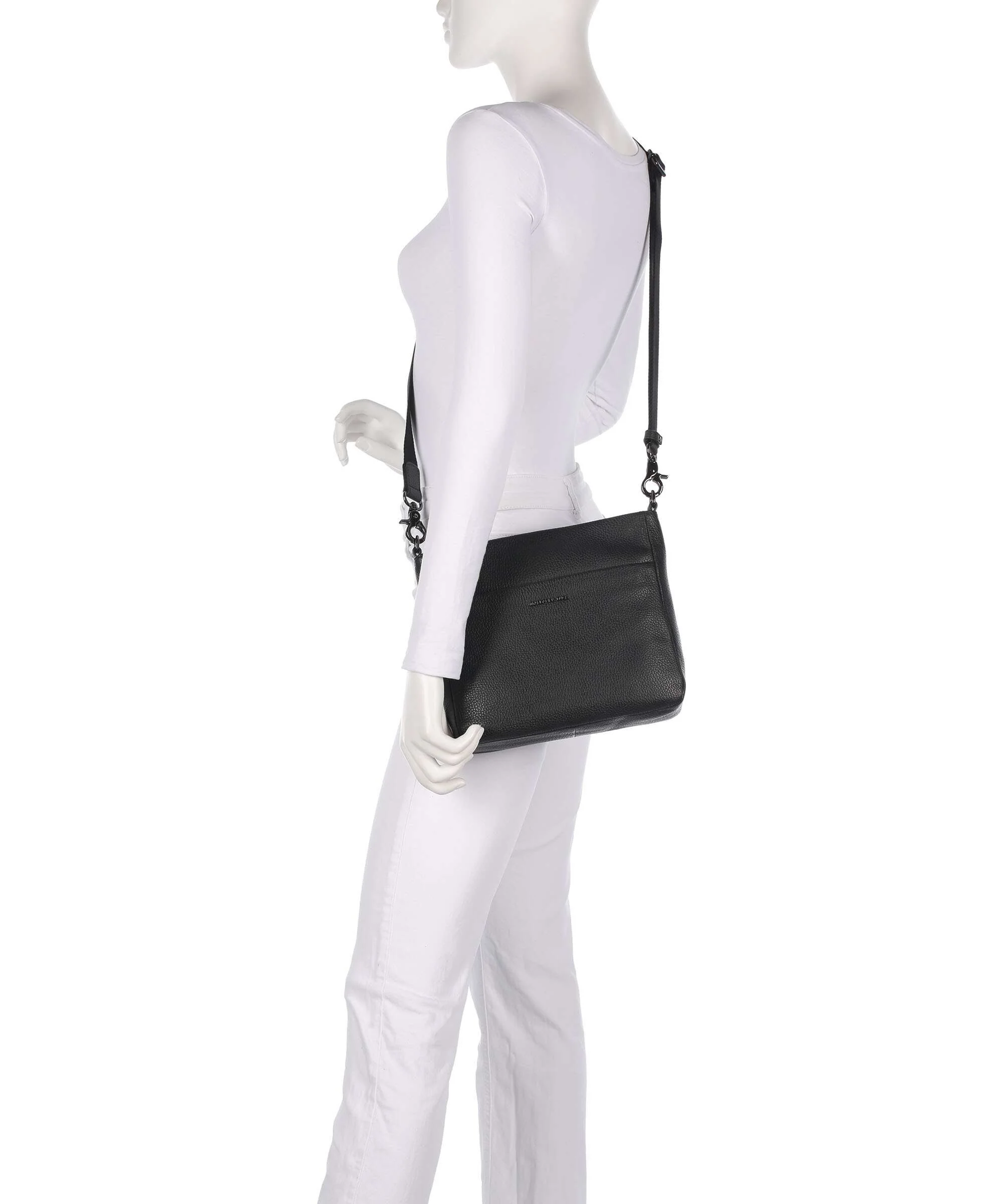 Mandarina Duck Mellow Leather Crossbody bag nero - Image 3